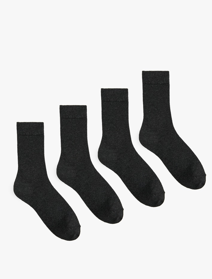 Erkek Basic 4'lü Soket Çorap Seti