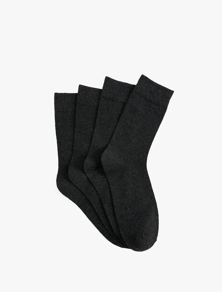 Erkek Basic 4'lü Soket Çorap Seti