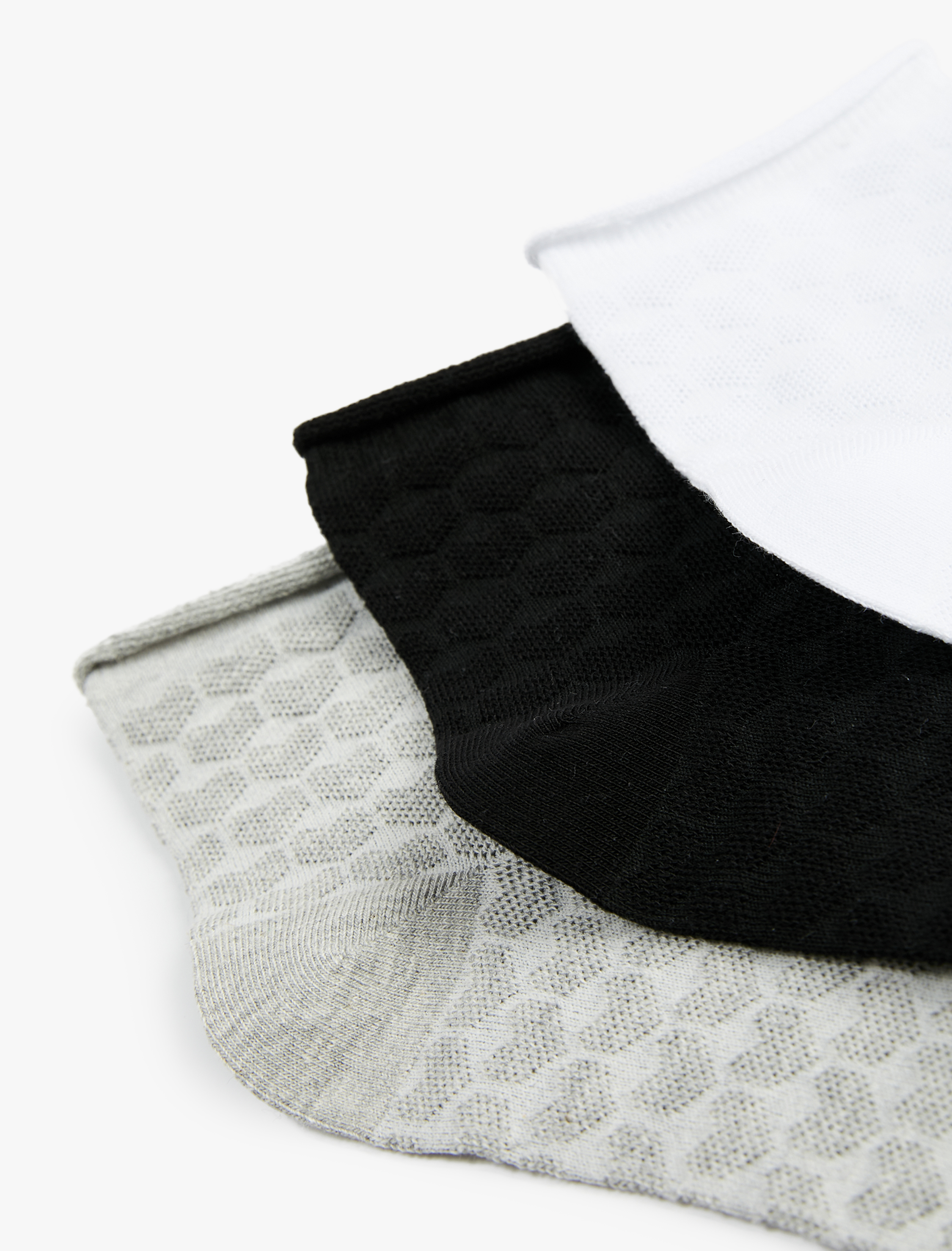  Kadın Kalpli 3'lü Soket Çorap Seti