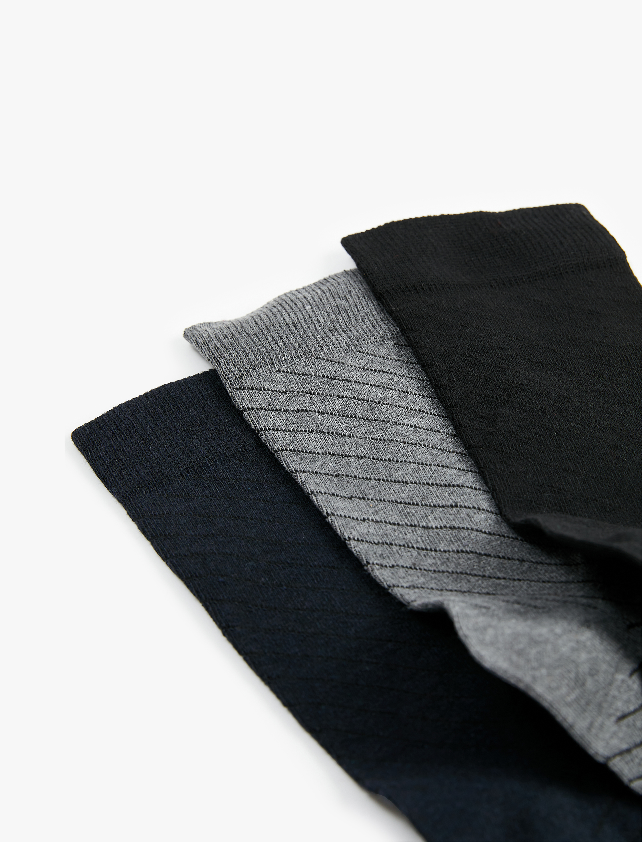 Erkek Desenli 3'lü Soket Çorap Seti