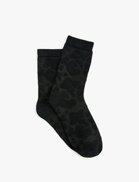 Pamuklu Dokulu Soket Çorap