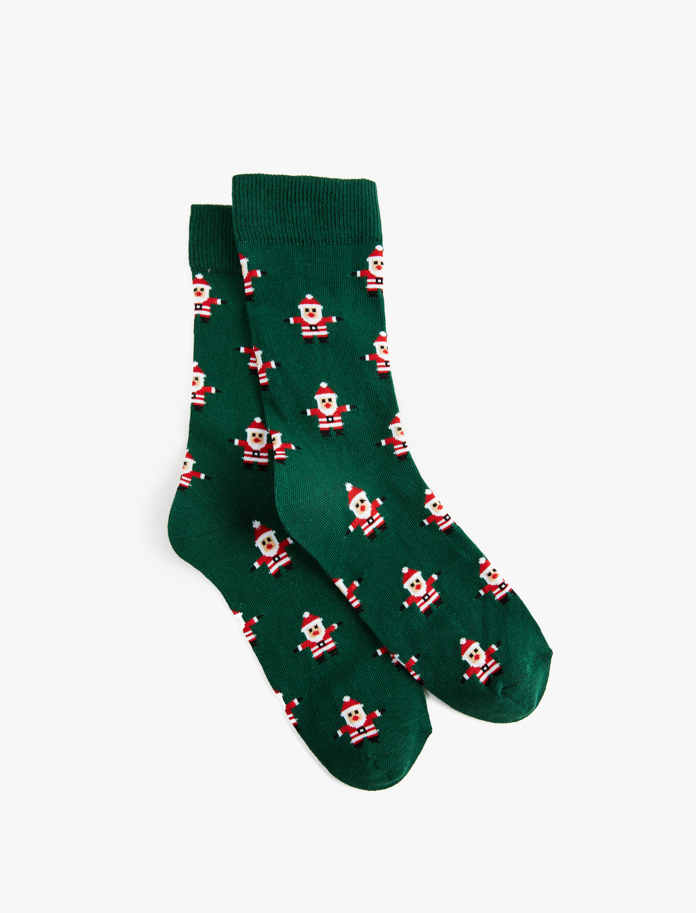  Erkek Noel Baba Desenli Soket Çorap