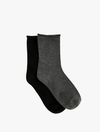 2'li Pamuklu Soket Çorap Seti