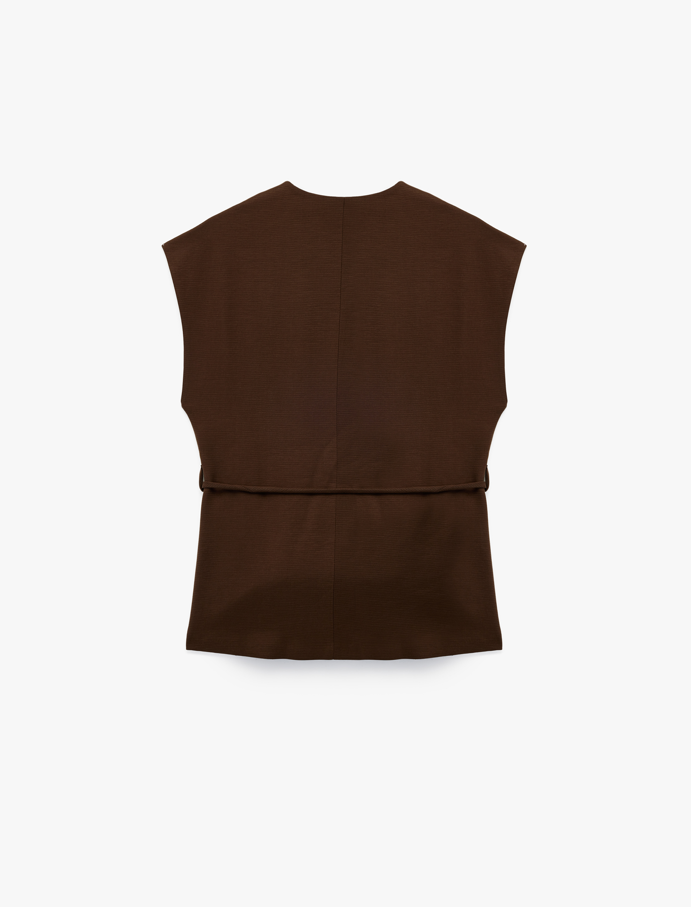   Koton X Melis Ağazat - Rahat Kalıp Kruvaze Bağlama Detaylı Yelek