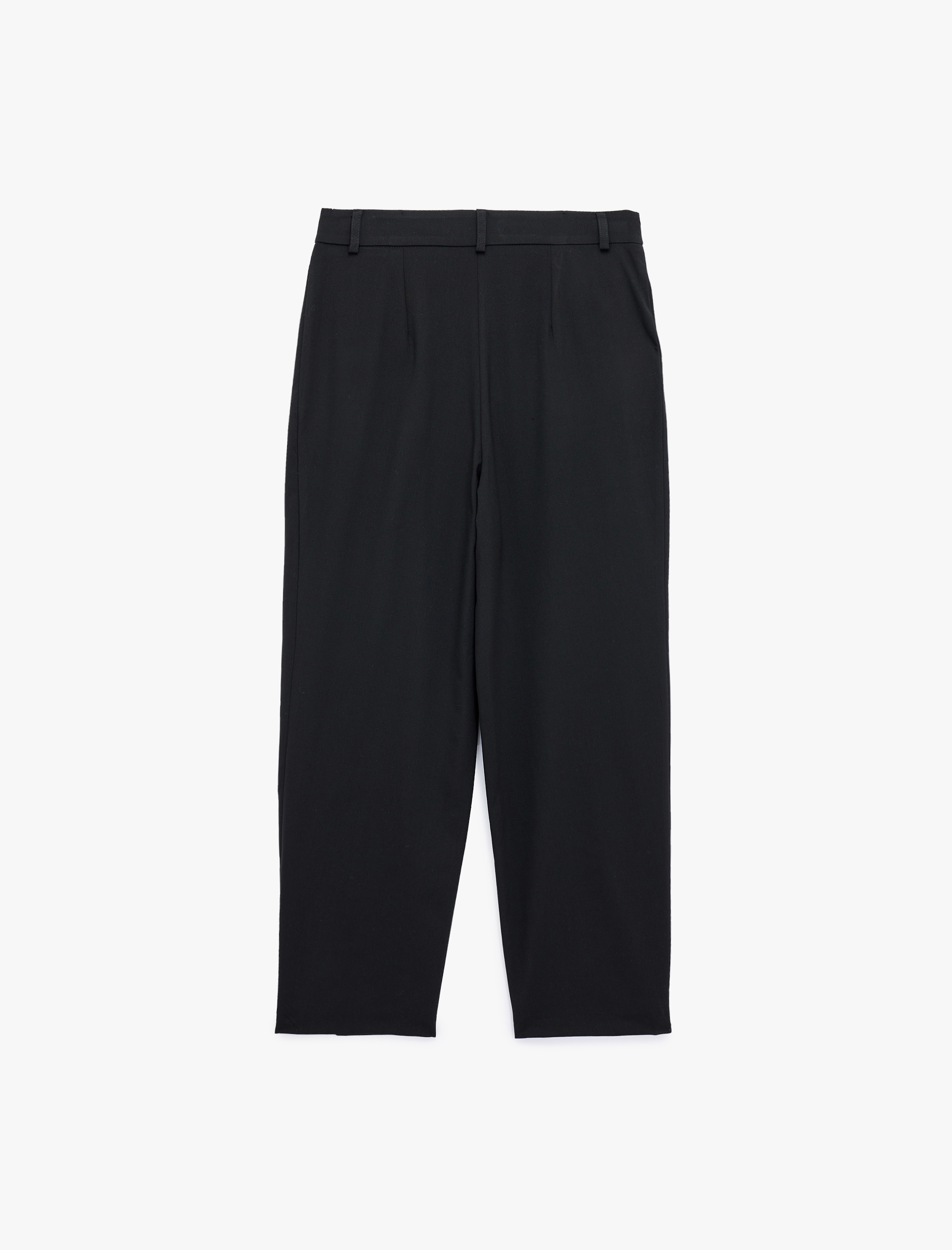   Cepli Pileli Oversize Balon Fit Kumaş Pantolon