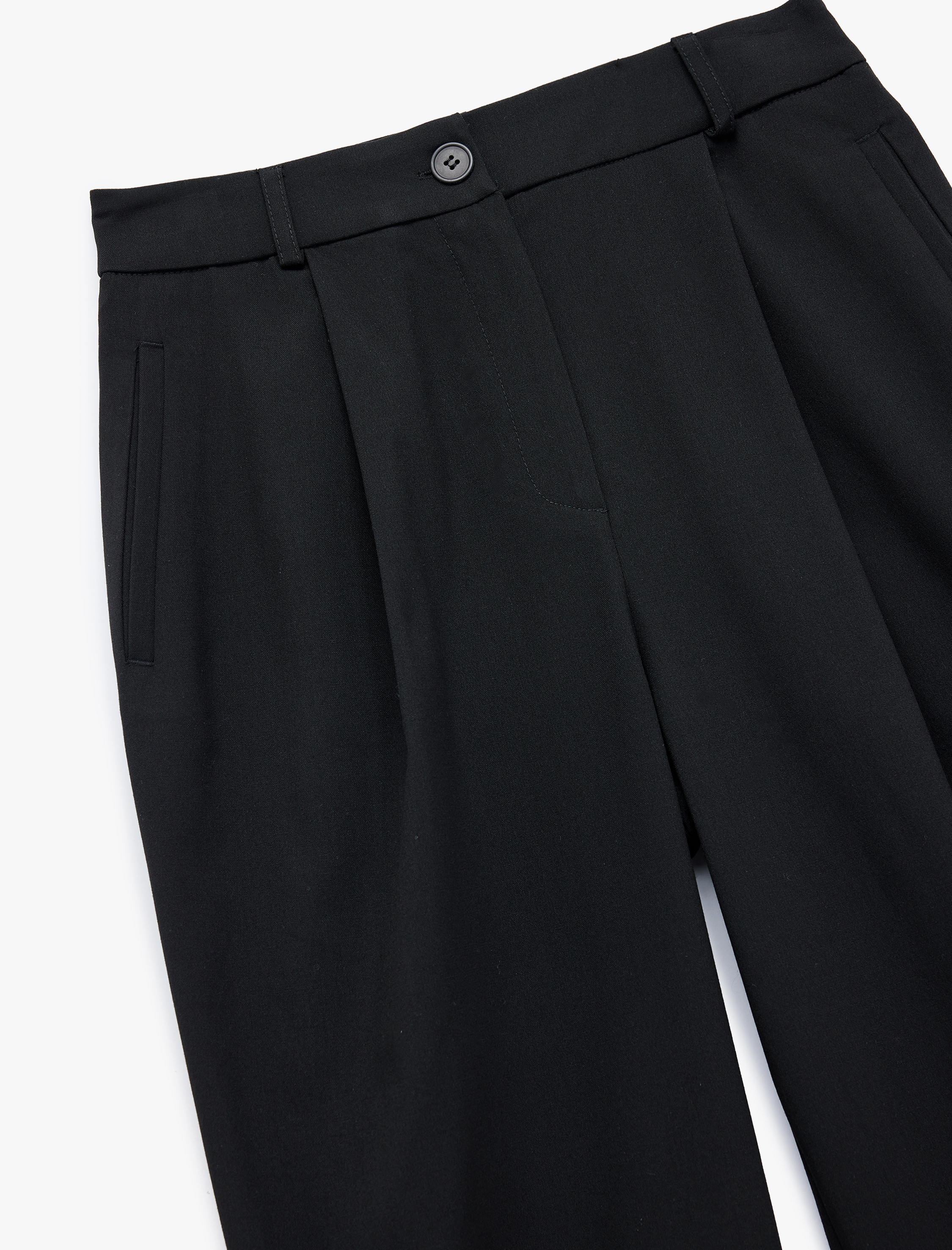   Cepli Pileli Oversize Balon Fit Kumaş Pantolon