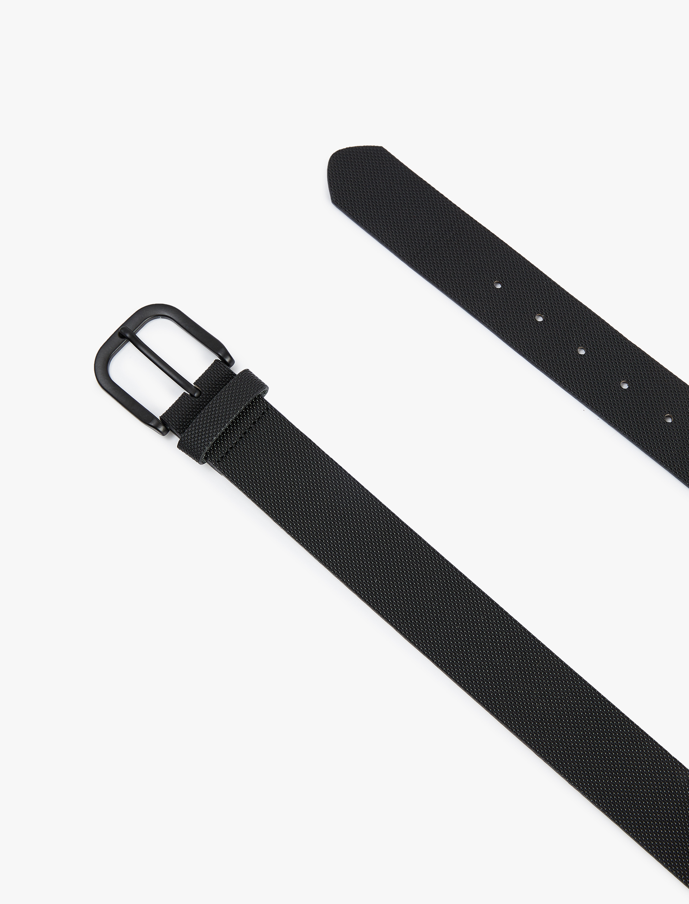  Erkek Tokalı Dokulu Suni Deri Kemer