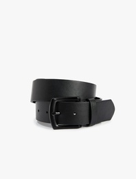 Tokalı Suni Deri Kemer