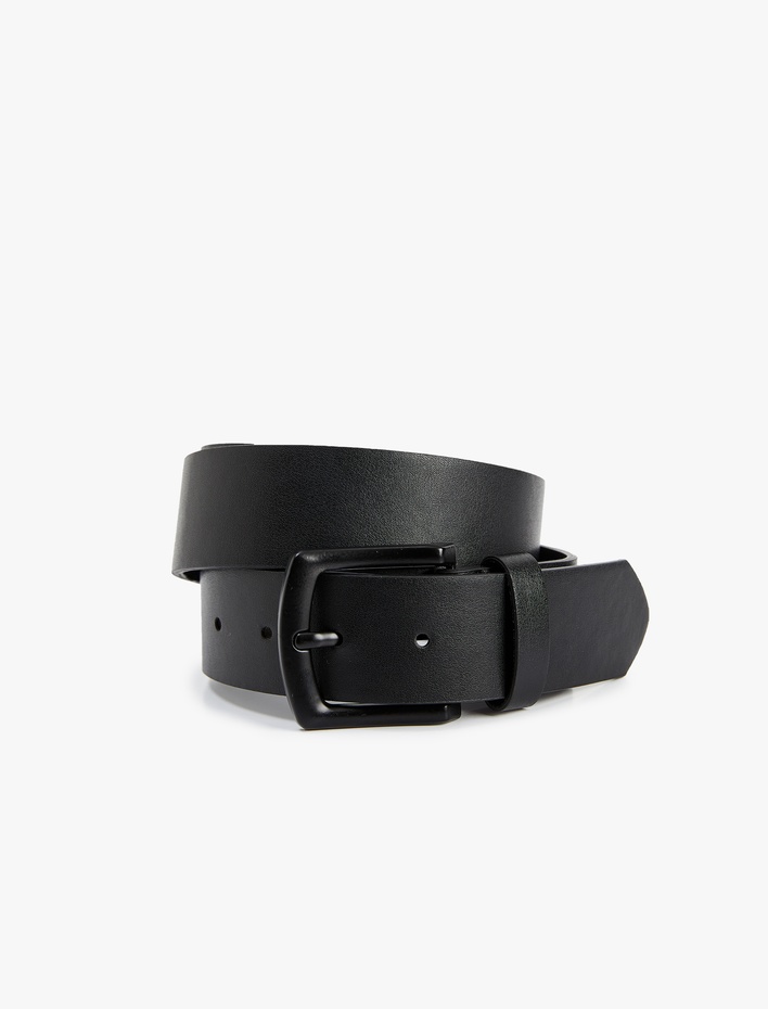 Erkek Tokalı Suni Deri Kemer