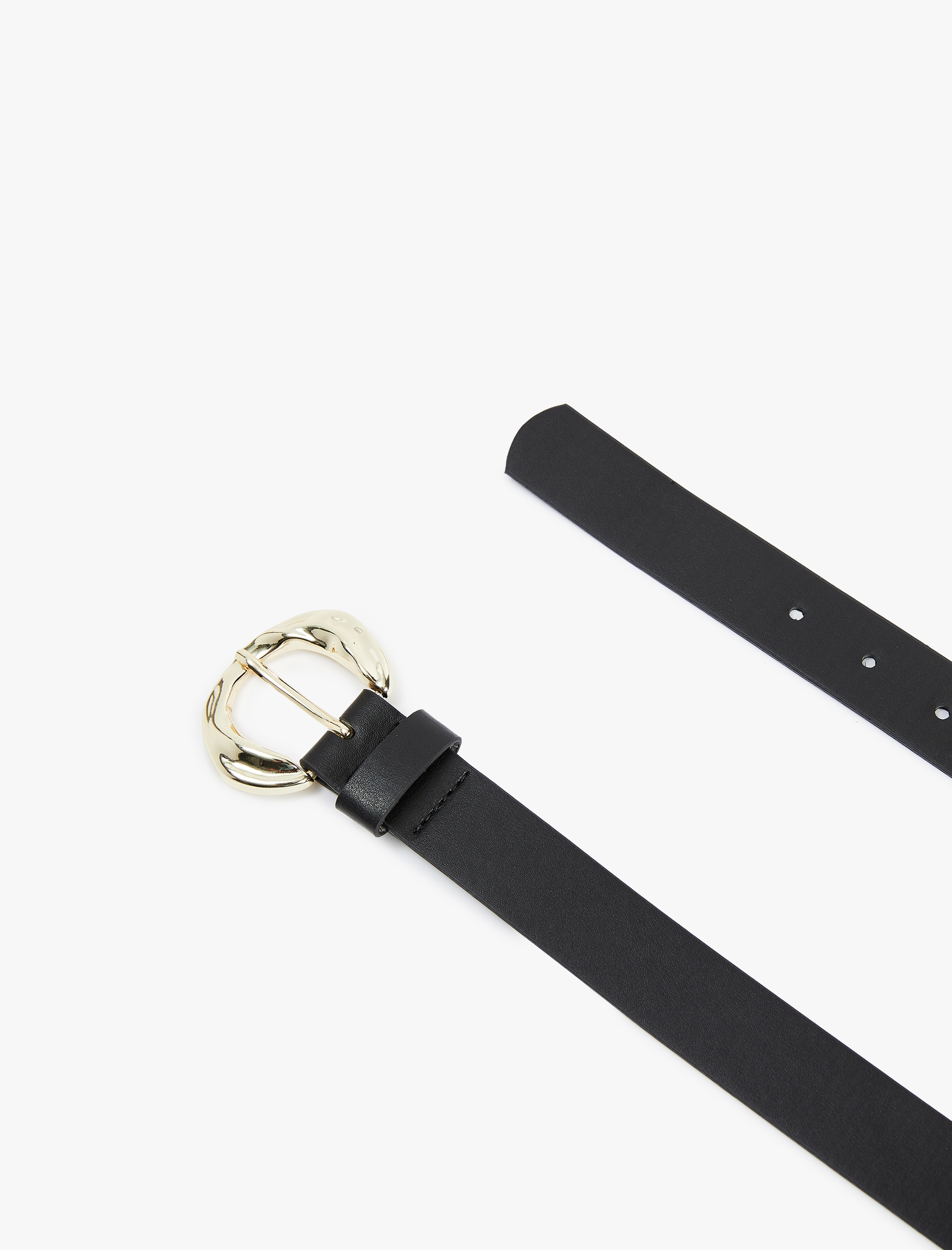  Kadın Metal Tokalı Basic Suni Deri Kemer