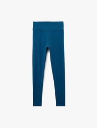 Slim Fit Yüksek Bel Spor Tayt