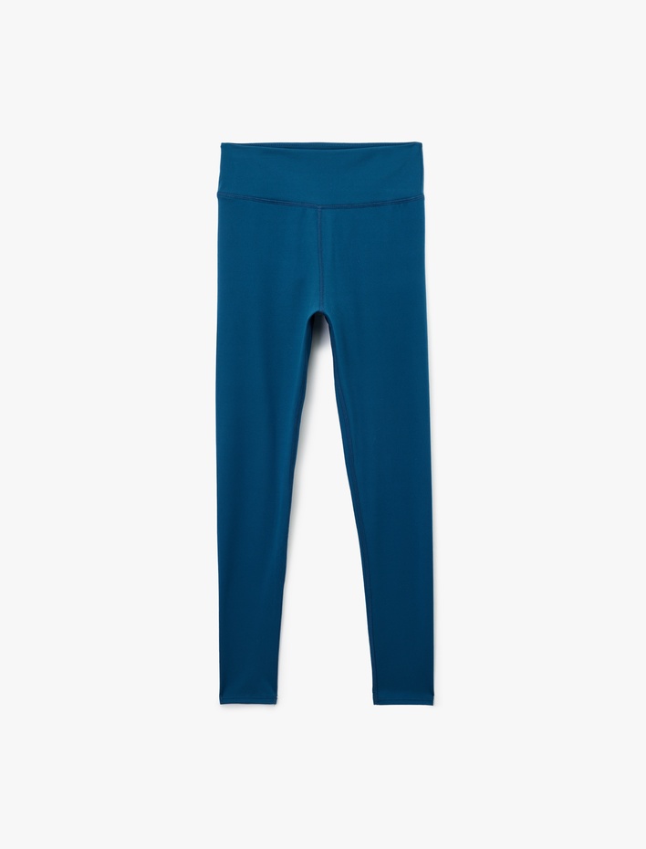  Slim Fit Yüksek Bel Spor Tayt