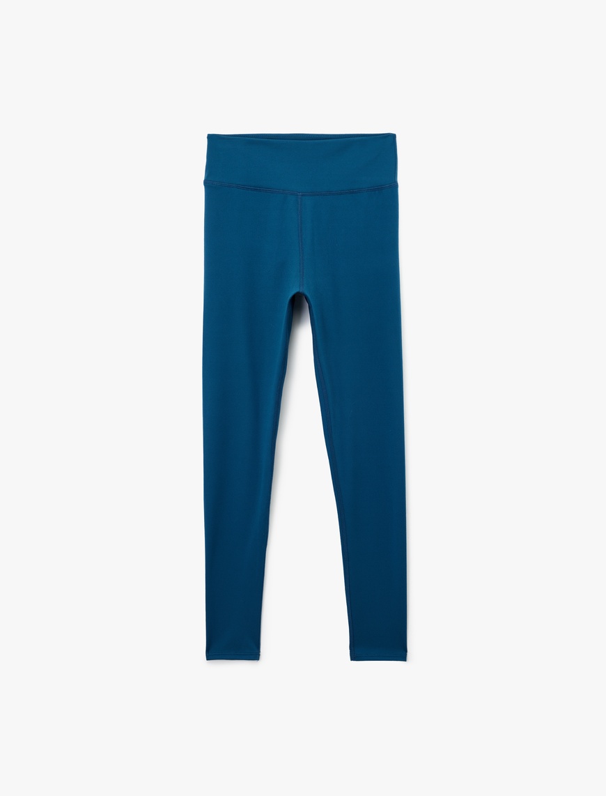   Slim Fit Yüksek Bel Spor Tayt