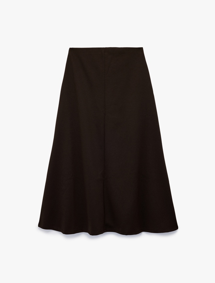  Koton X Melis Ağazat - A Kesim Midi Etek