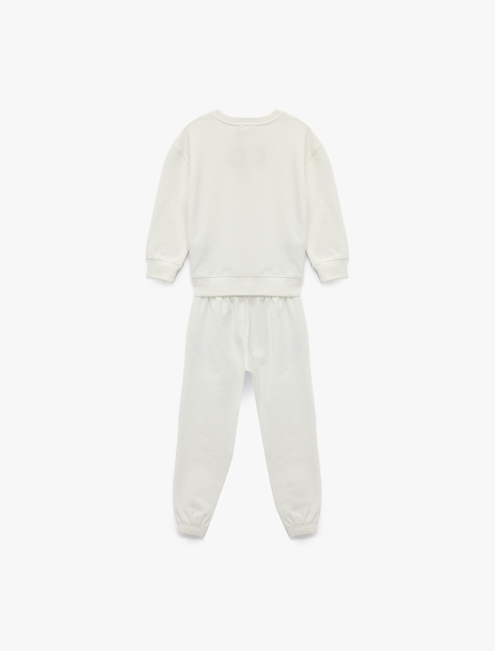 Kız Çocuk 2'li Basic Eşofman Takımı