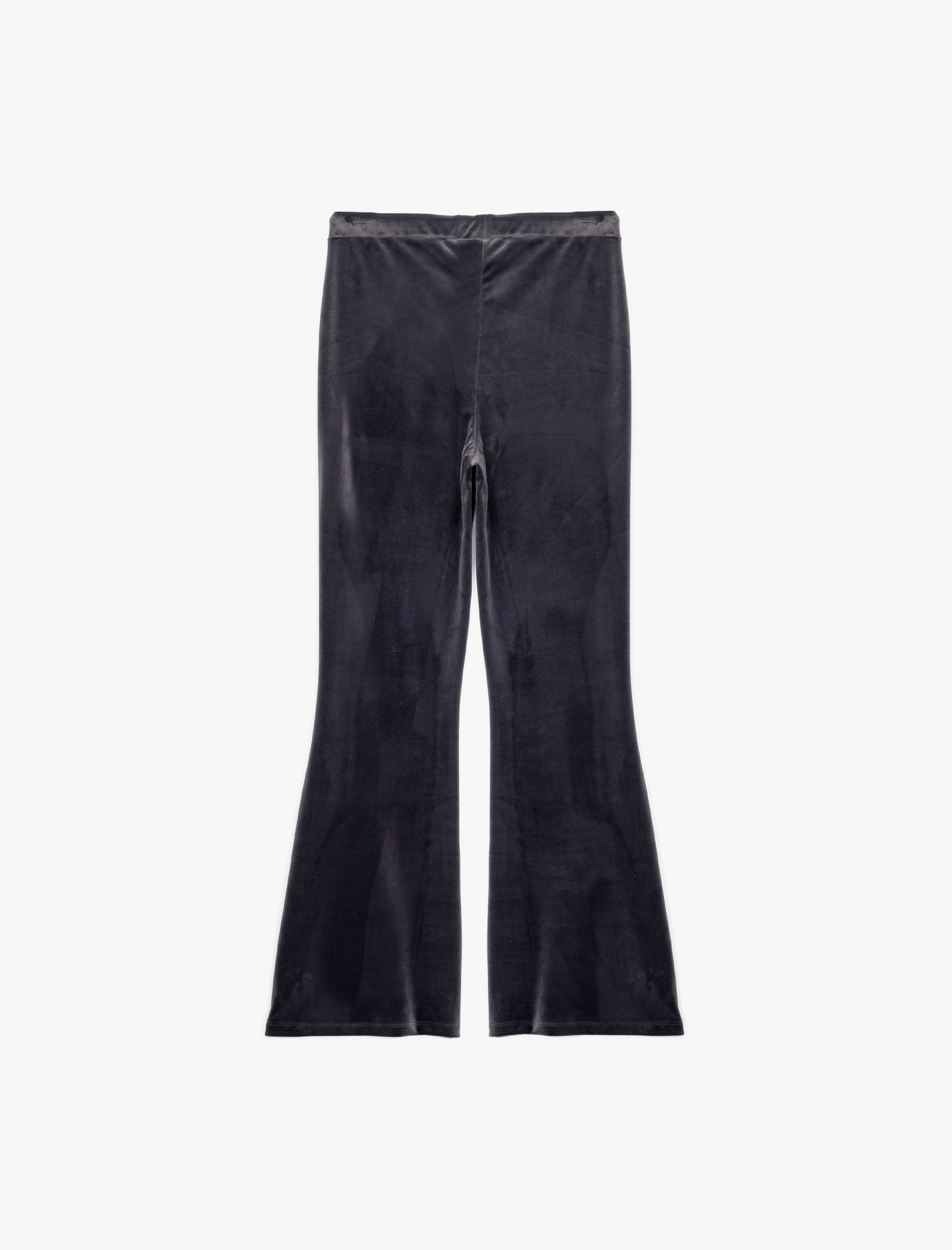   Beli Bağcıklı Rahat Kalıp Kadife Pijama Altı