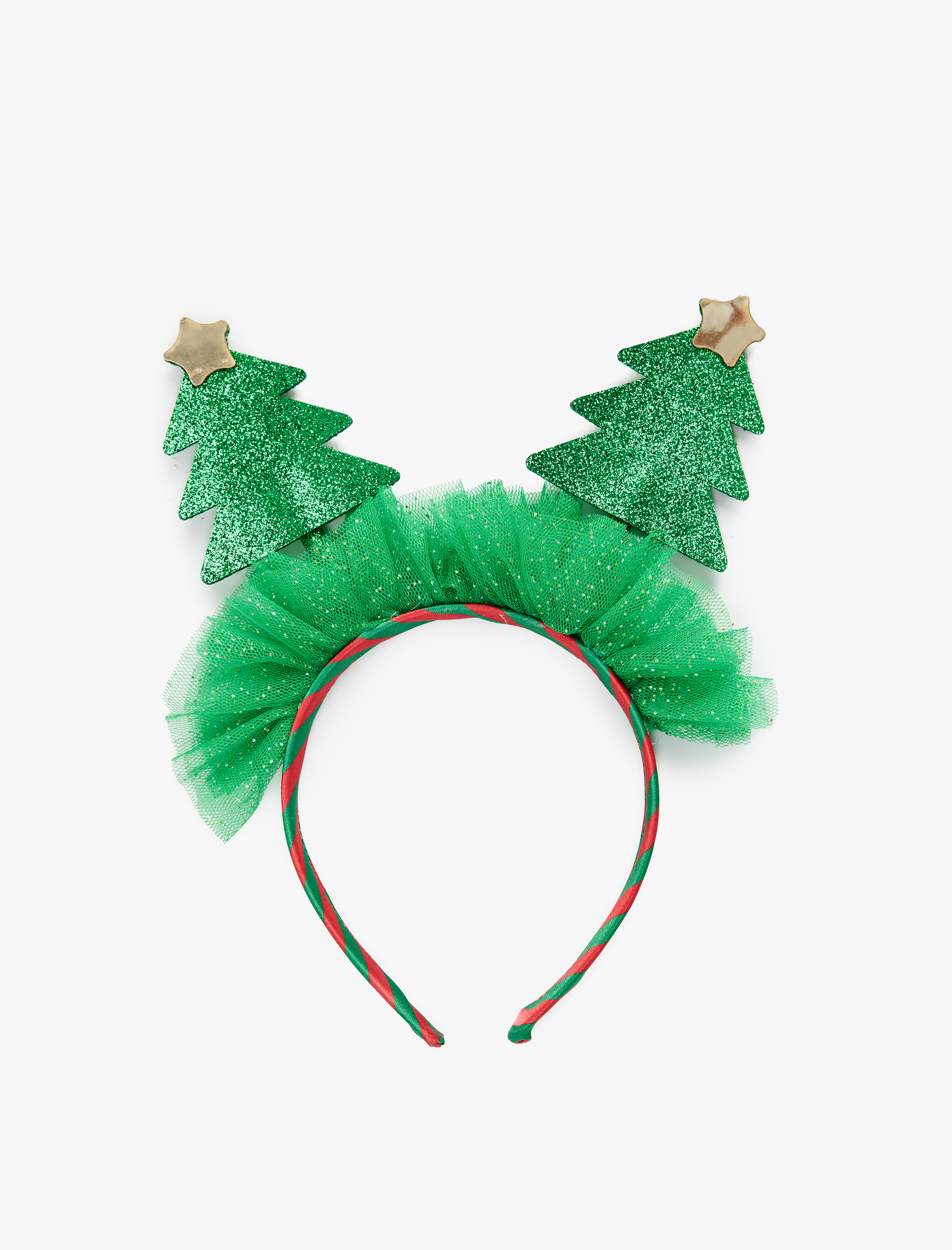  Kadın Simli Çam Ağacı Aplikeli Yılbaşı Tacı