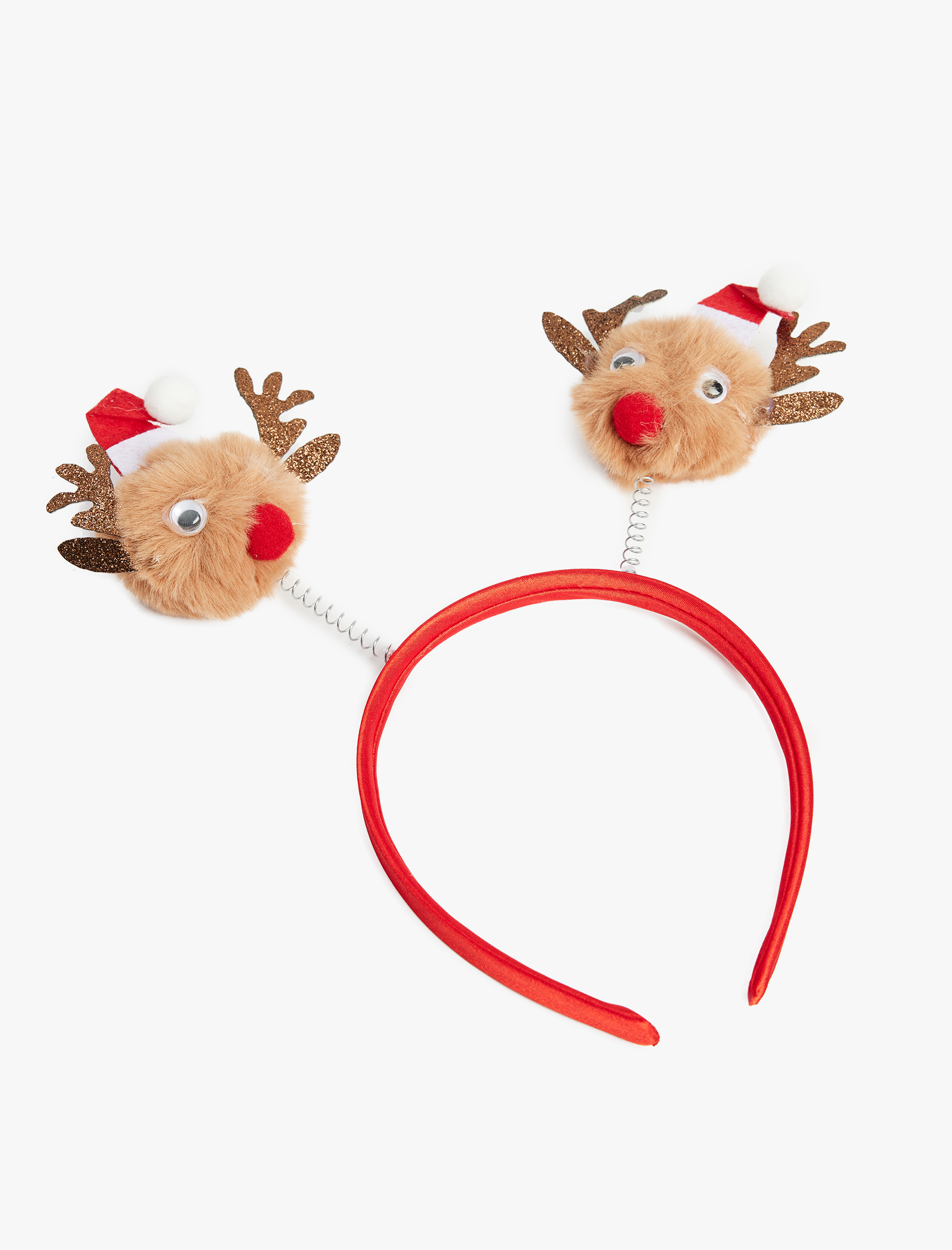  Kadın Geyik Aplikeli Yılbaşı Tacı