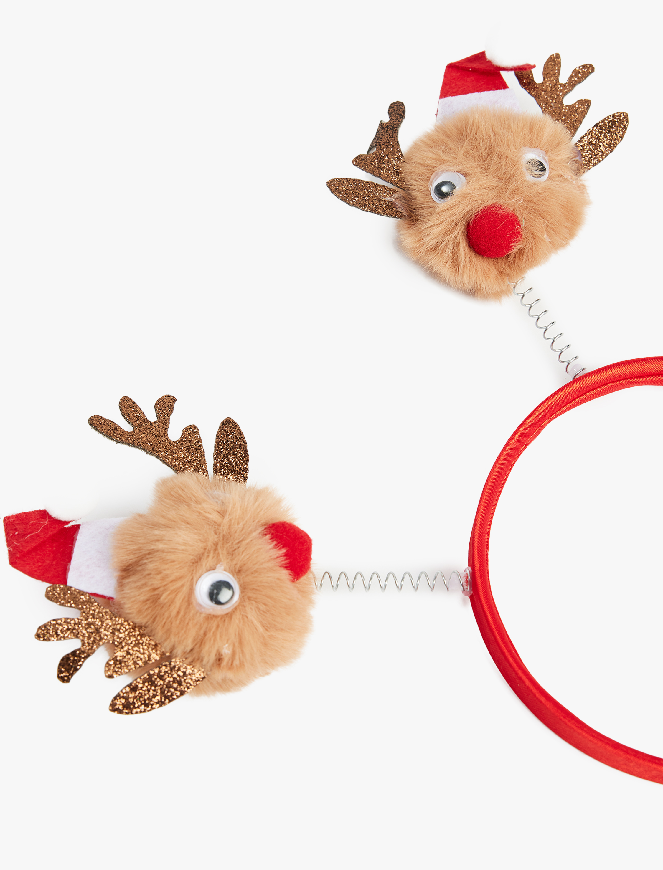  Kadın Geyik Aplikeli Yılbaşı Tacı