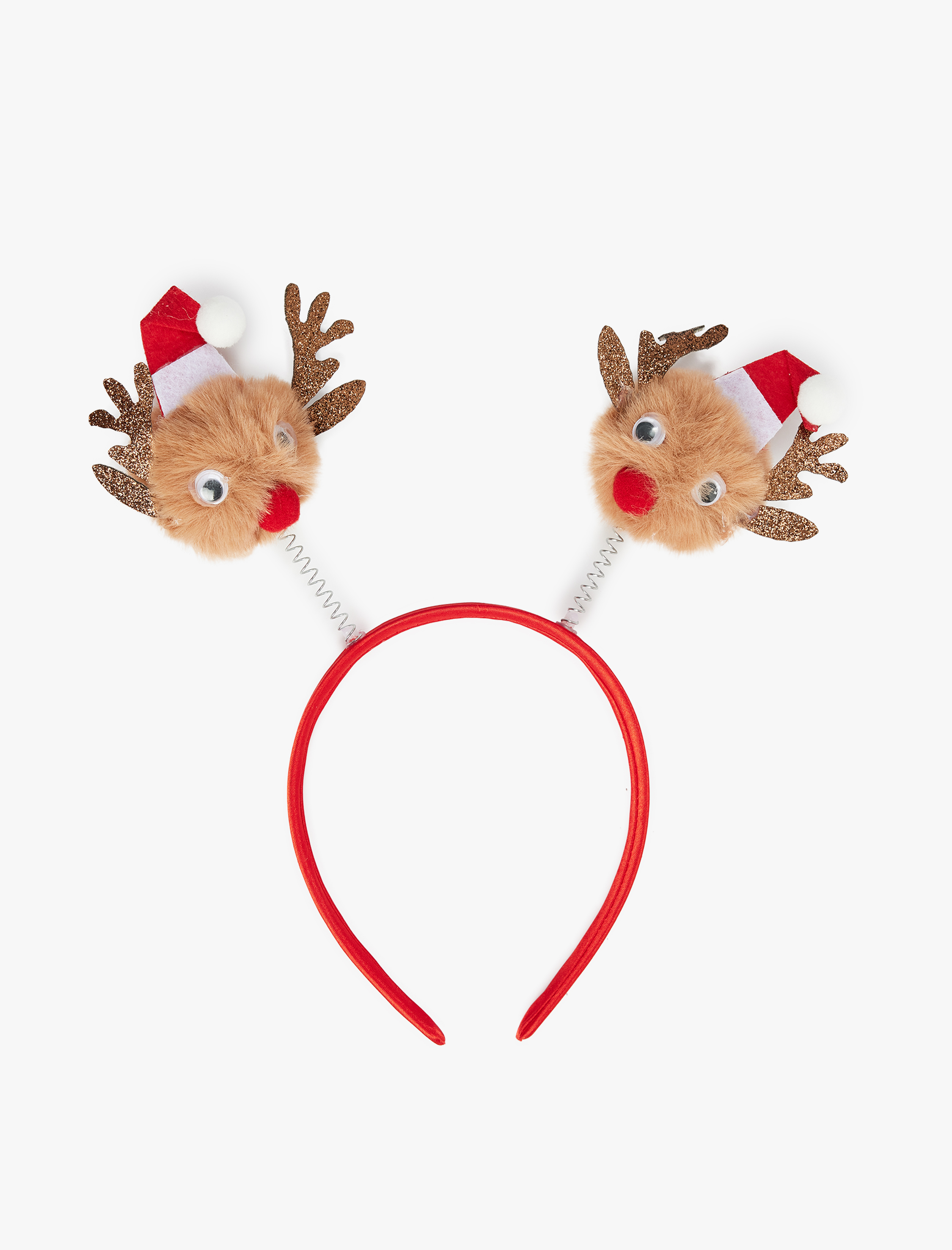  Kadın Geyik Aplikeli Yılbaşı Tacı