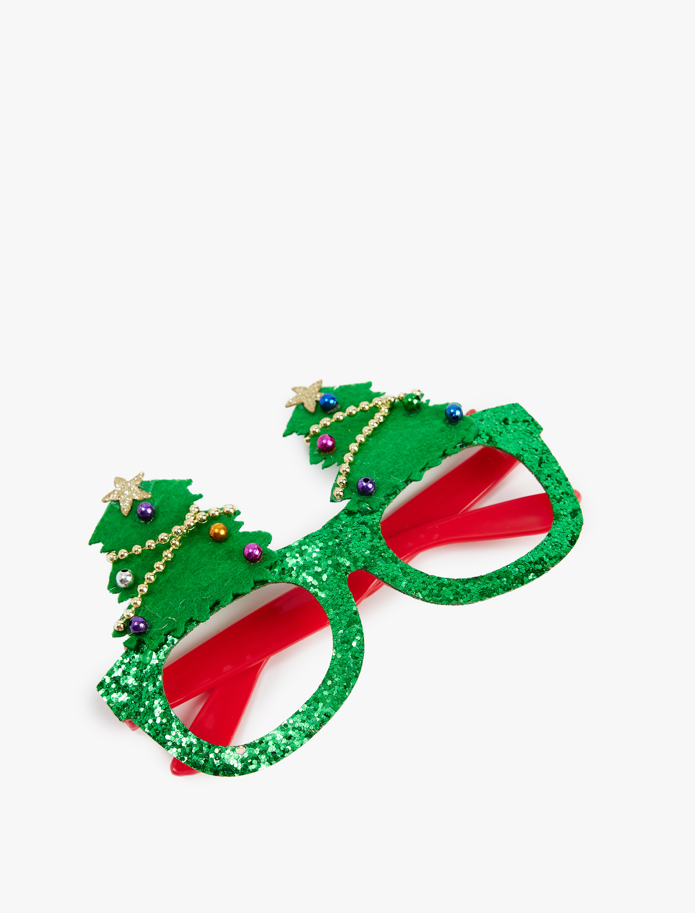  Kadın Yılbaşı Ağacı Temalı Gözlük