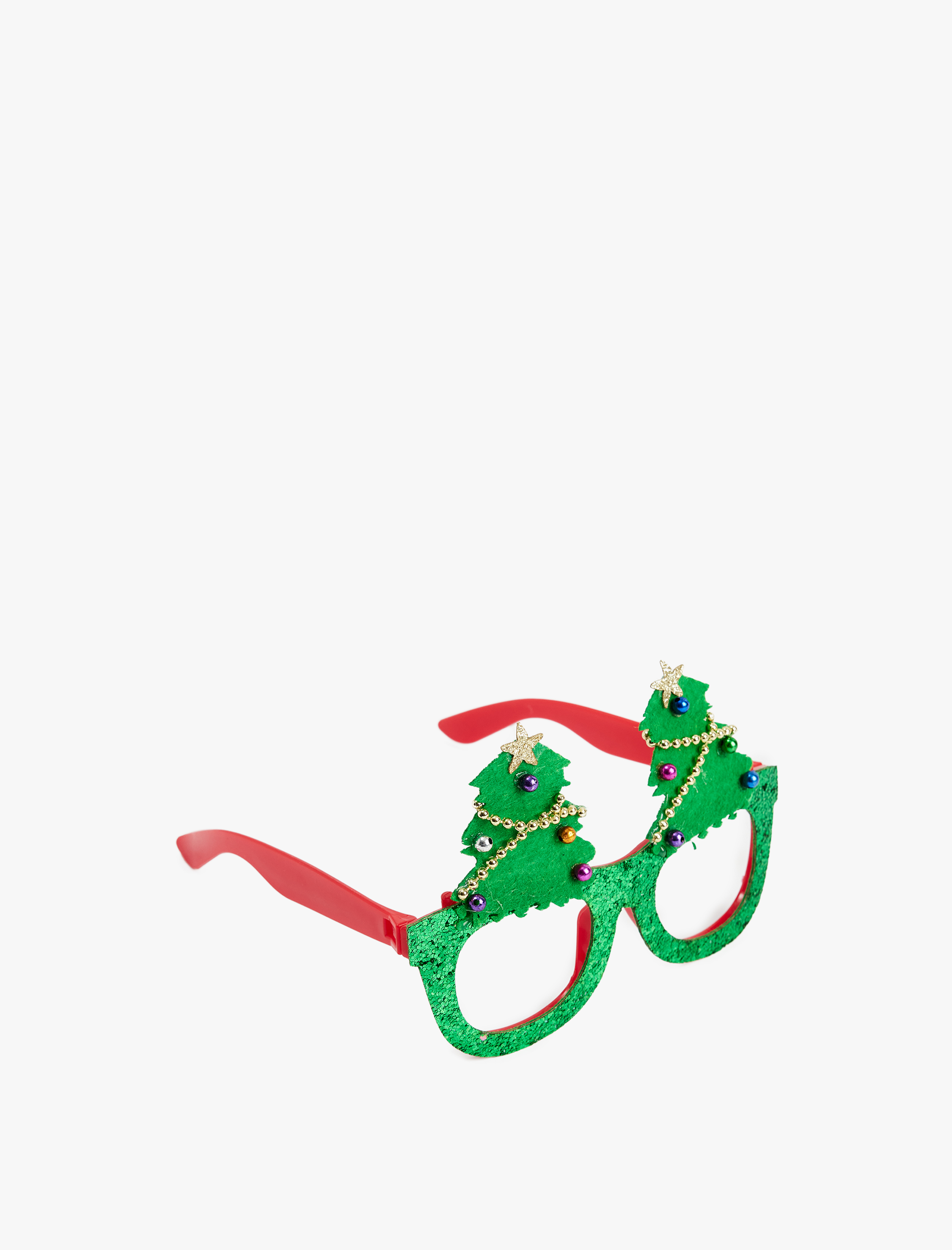  Kadın Yılbaşı Ağacı Temalı Gözlük