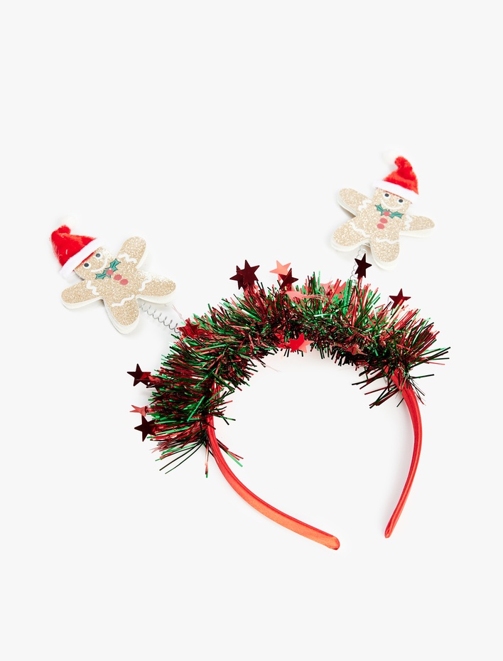 Kız Çocuk Kurabiye Adam Detaylı Yılbaşı Tacı