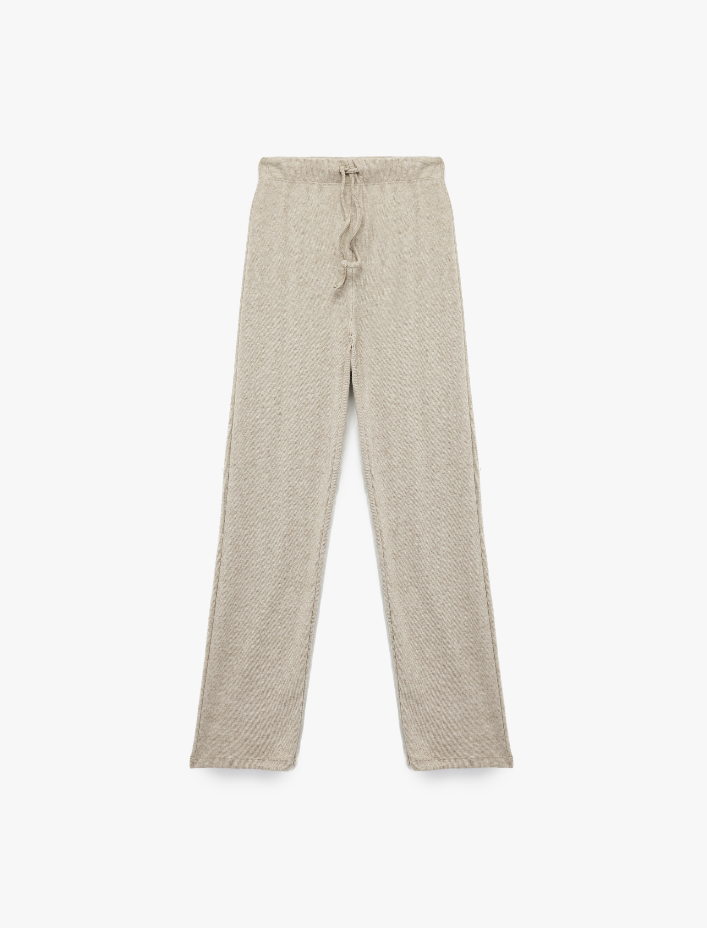   Rahat Kesim Viskon Karışımlı Beli Bağlamalı Pijama Altı