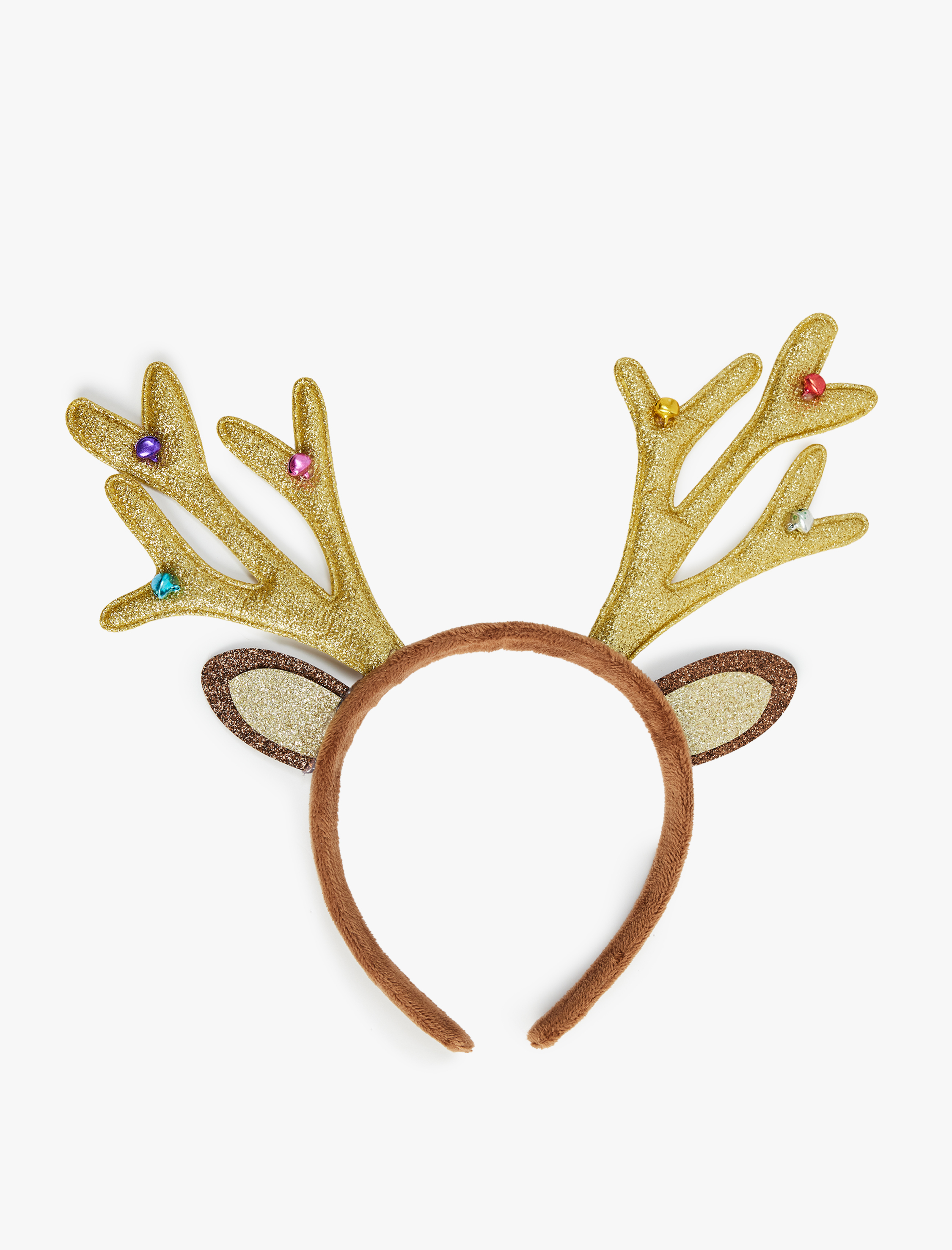  Kadın Geyik Boynuzu Detaylı Yılbaşı Tacı