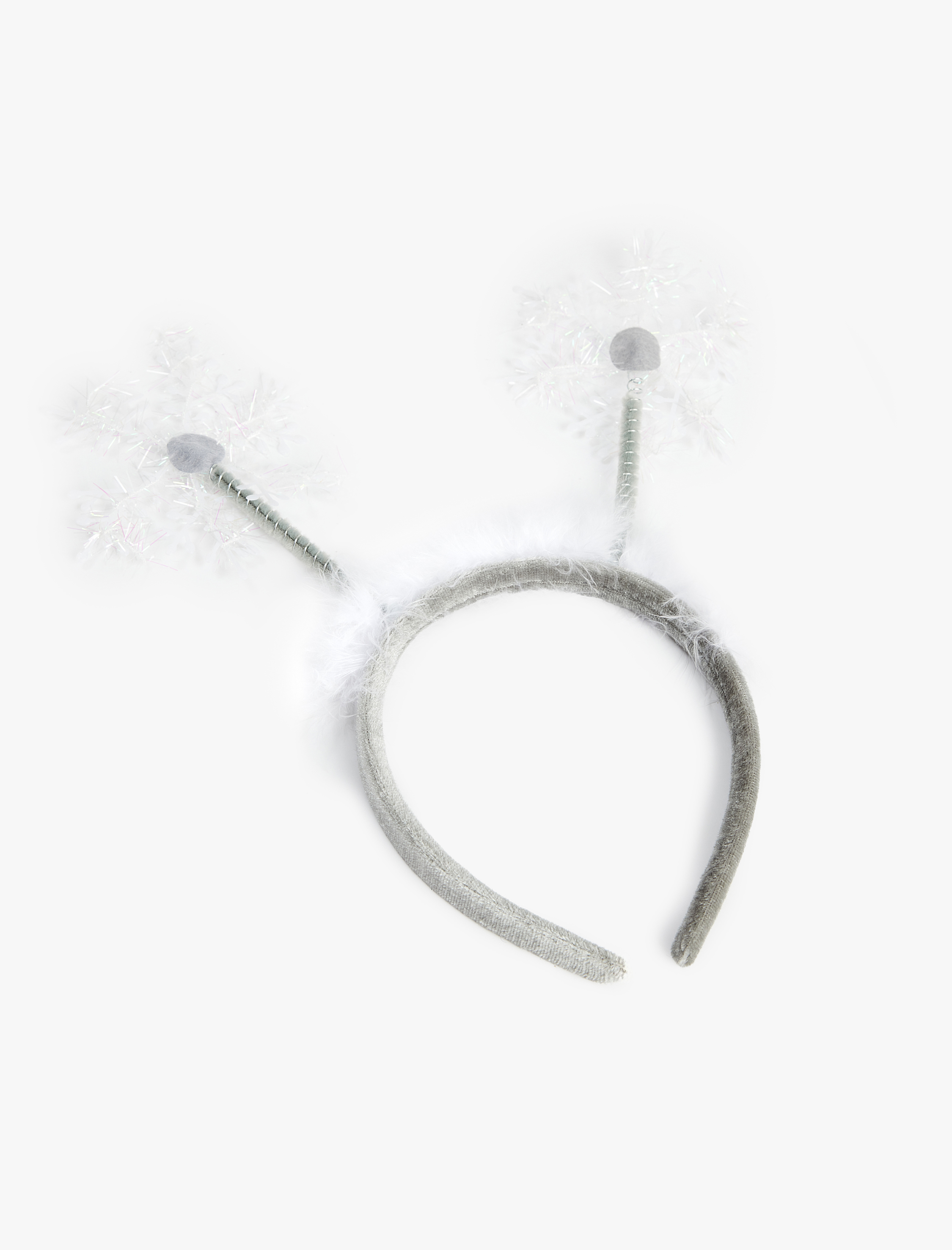  Kadın Kar Tanesi Aplikeli Yılbaşı Tacı