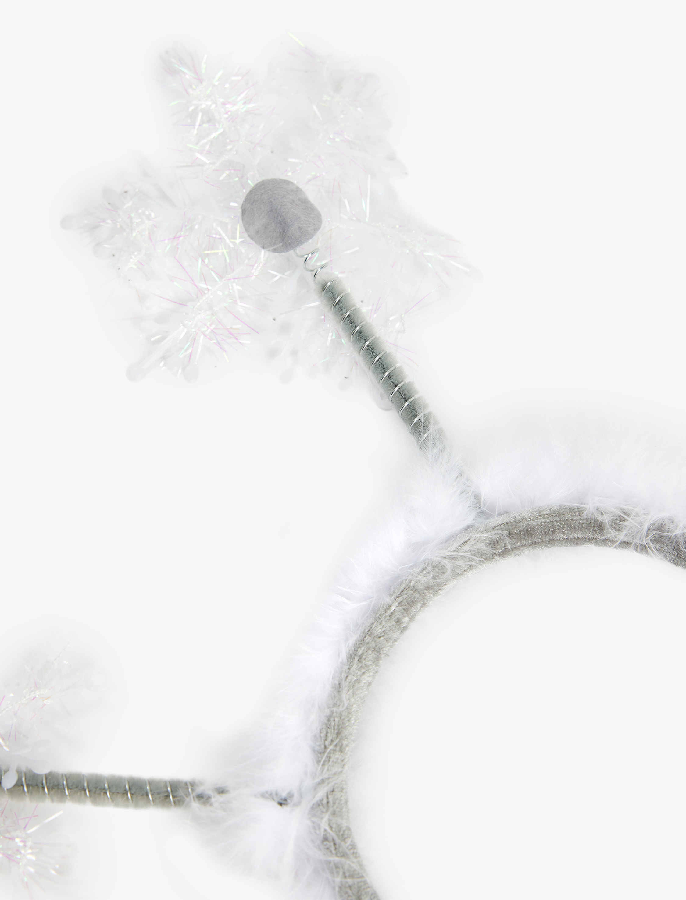  Kadın Kar Tanesi Aplikeli Yılbaşı Tacı