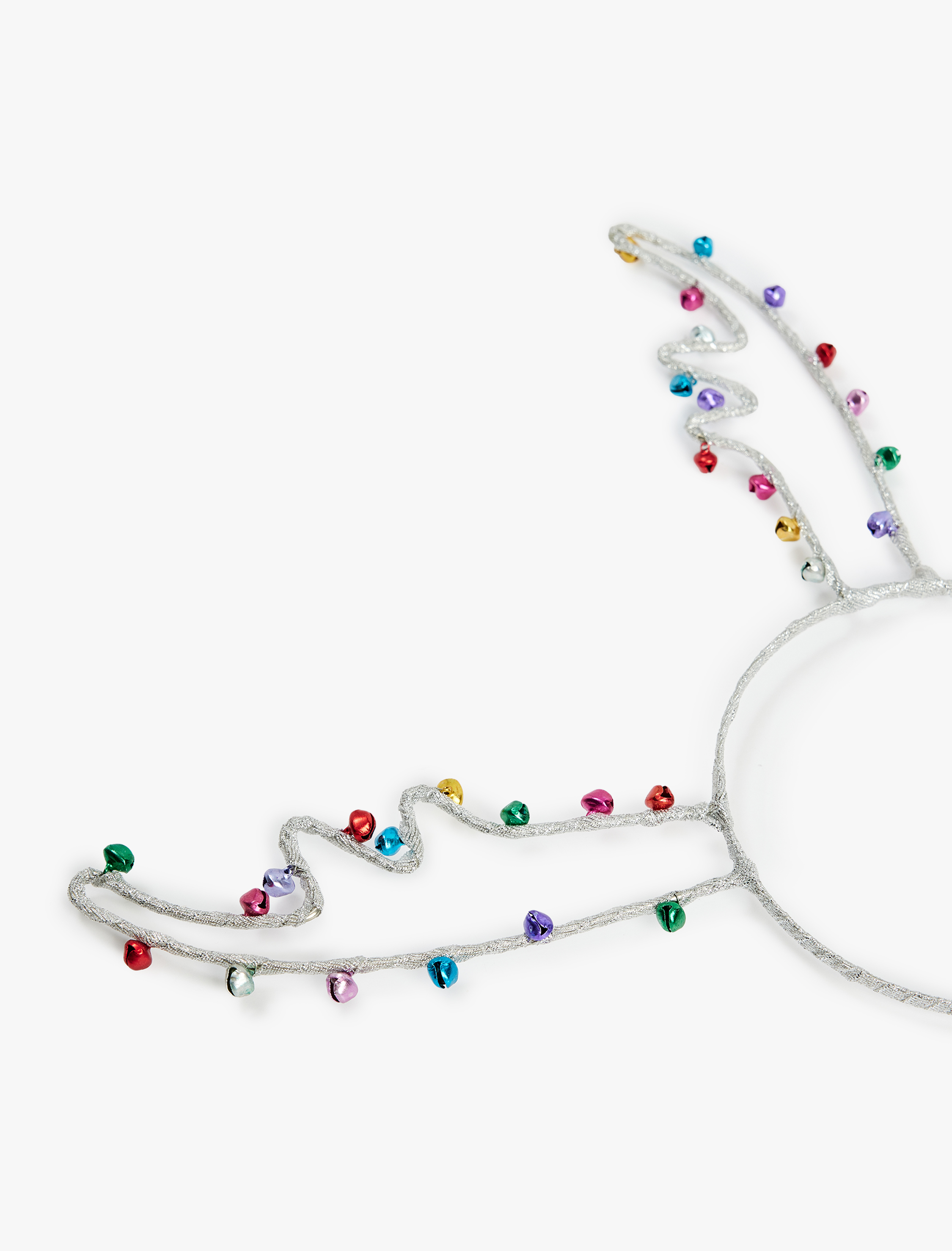  Kadın Geyik Boynuzu Detaylı Boncuklu Yılbaşı Tacı