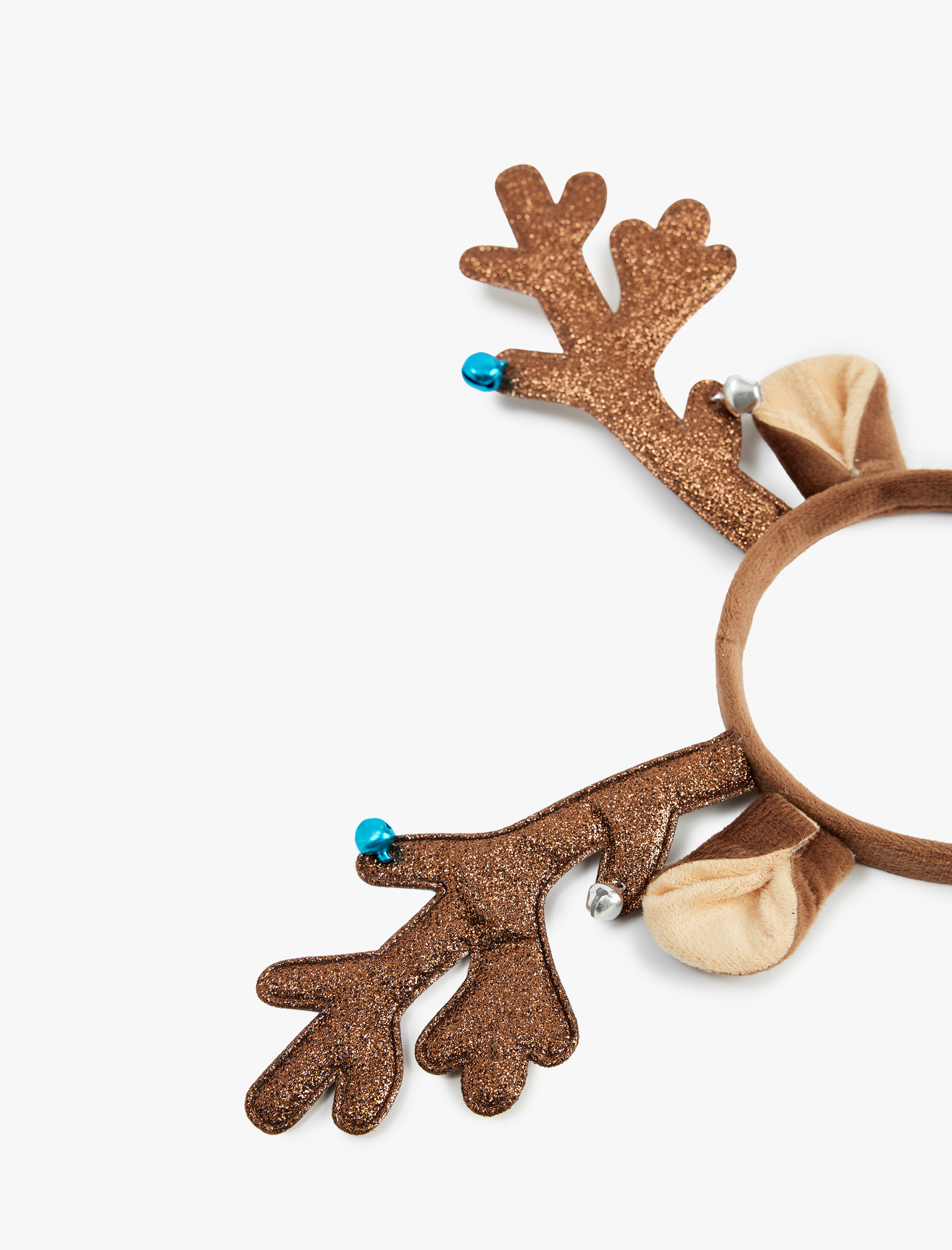  Kadın Geyik Boynuzu Detaylı Yılbaşı Tacı