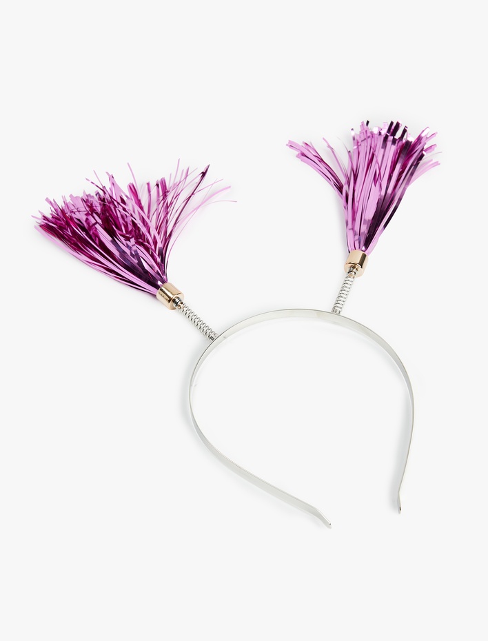 Kadın Püskül Detaylı Yılbaşı Tacı