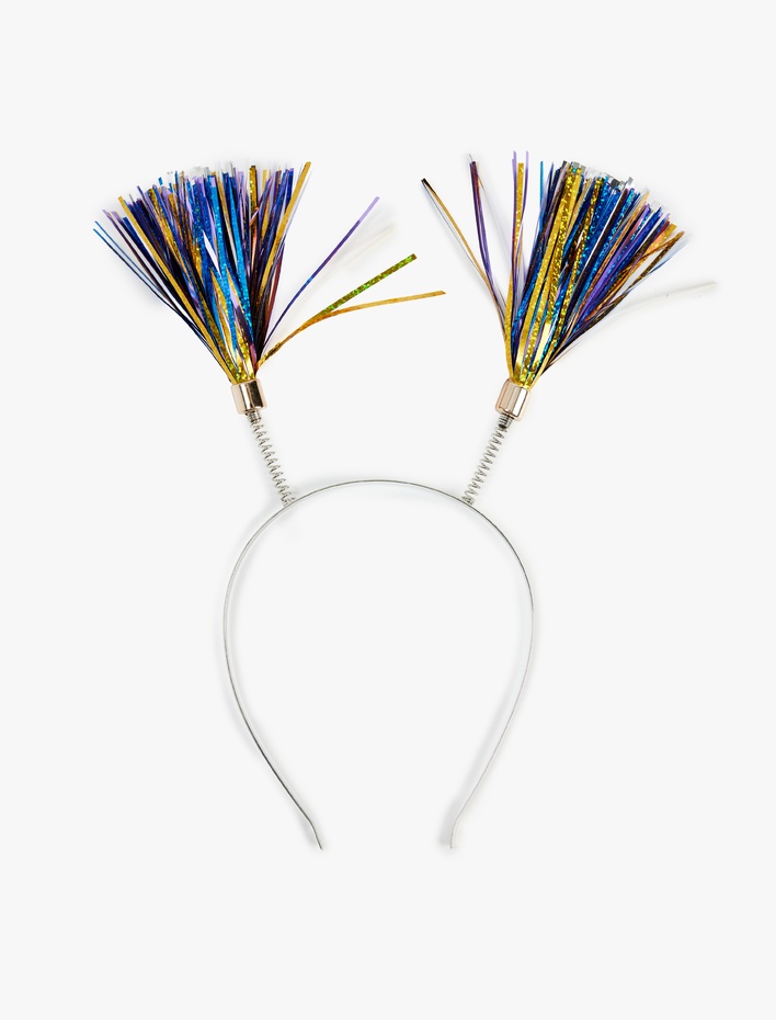 Kadın Püskül Detaylı Yılbaşı Tacı