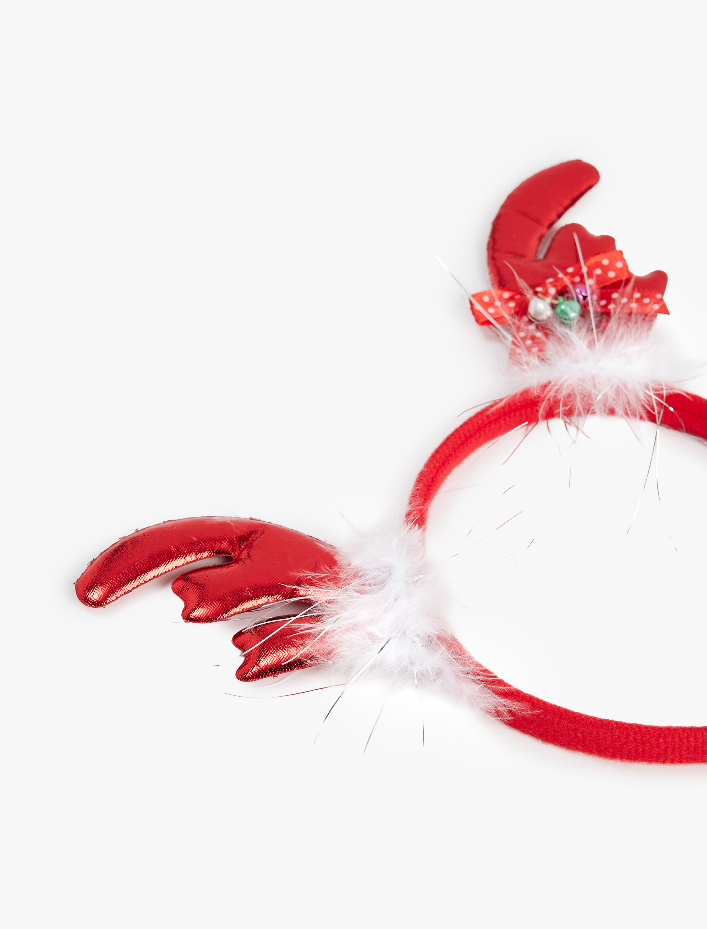  Kadın Geyik Boynuzu Detaylı Yılbaşı Tacı