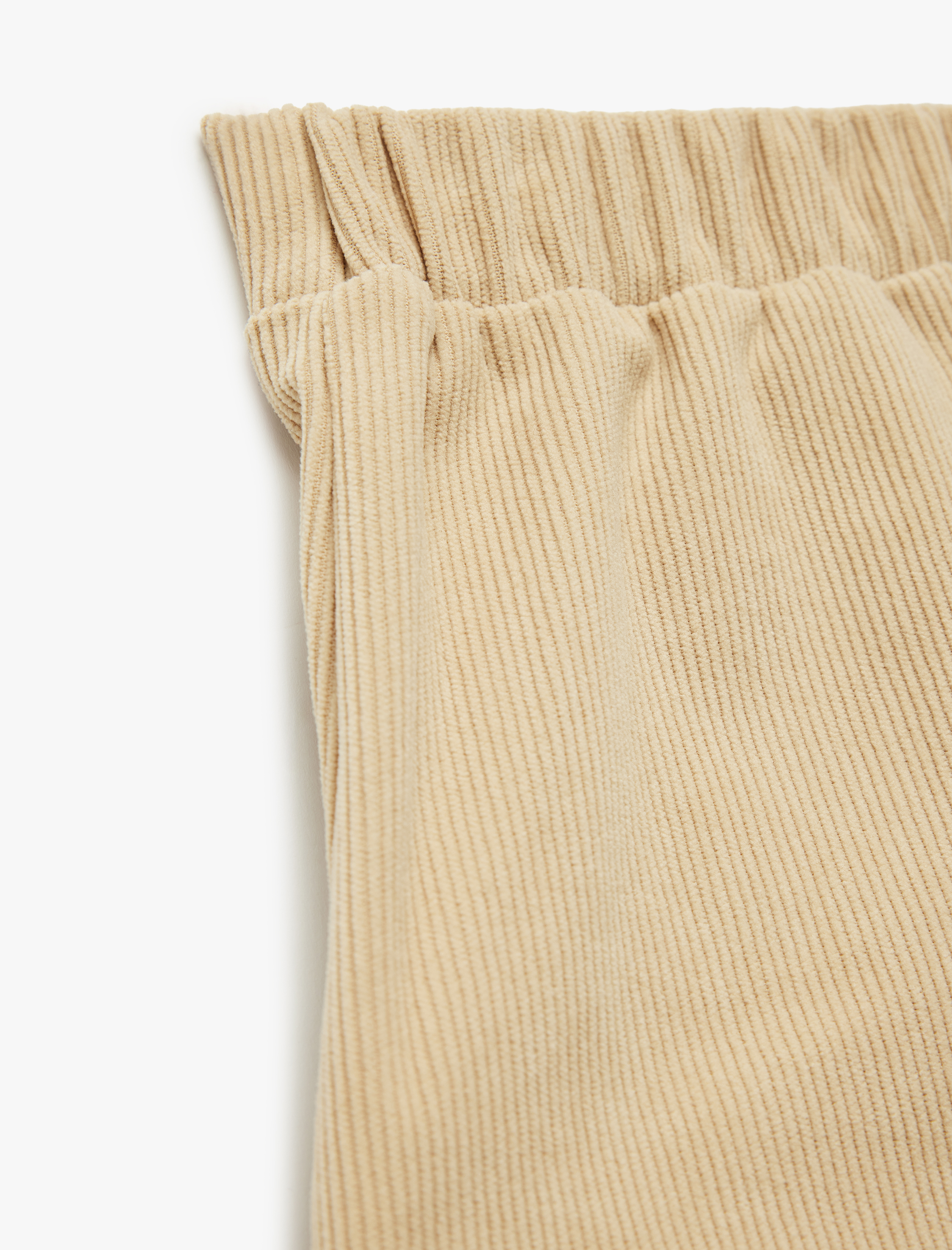  Kız Bebek Beli lastikli Cep Detaylı Dokulu Etek