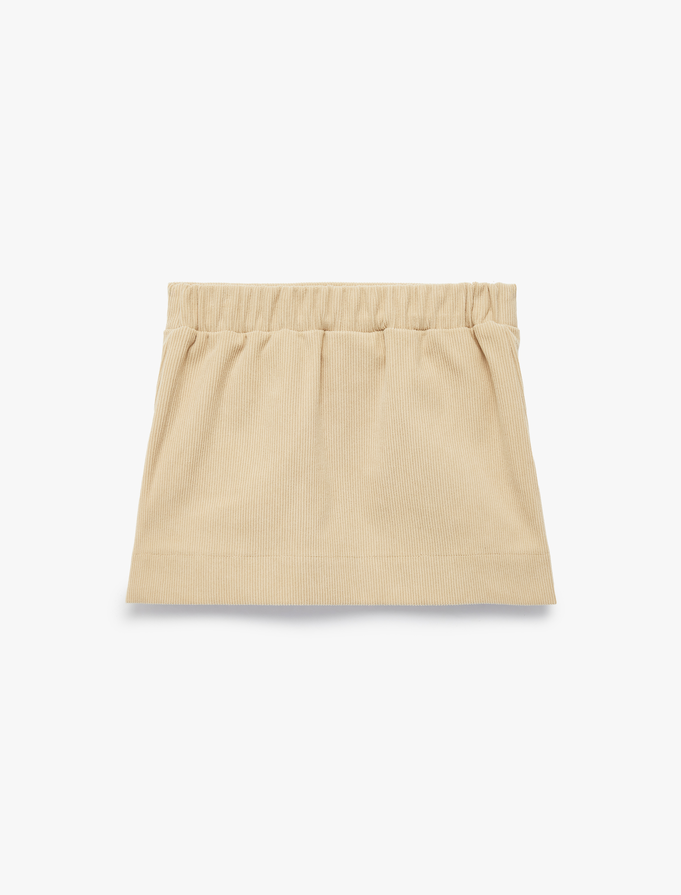  Kız Bebek Beli lastikli Cep Detaylı Dokulu Etek