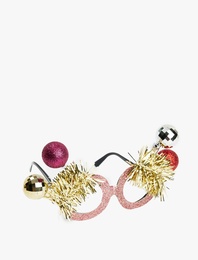 Yılbaşı Temalı Süslü Parti Gözlüğü