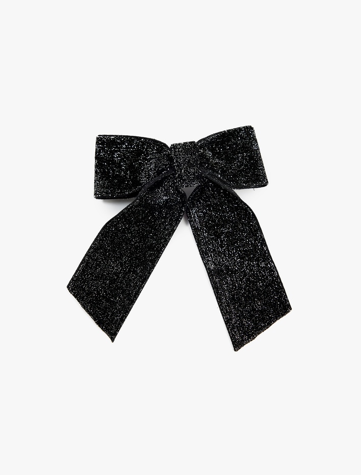 Kız Çocuk Sim Detaylı Fiyonklu Saç Tokası