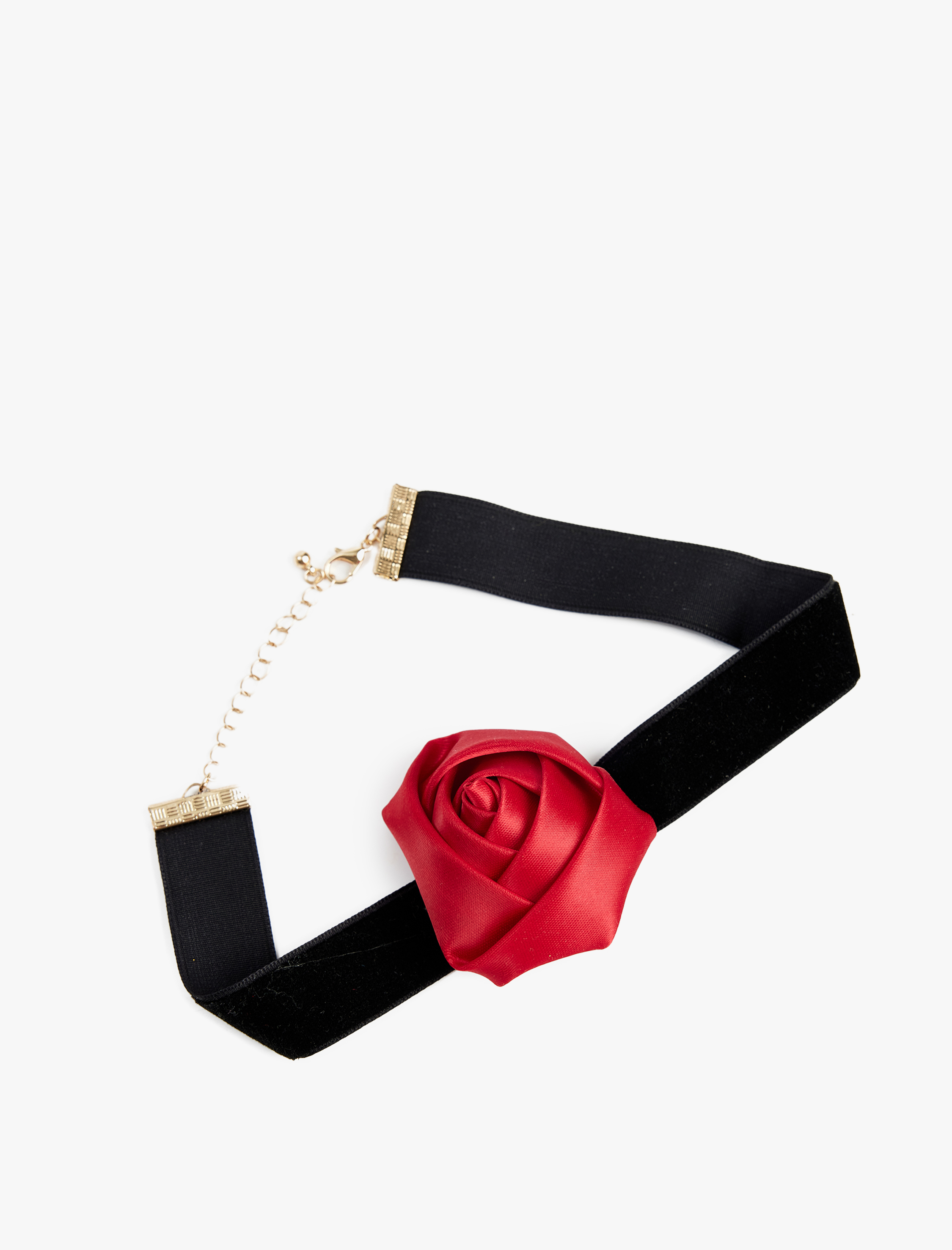  Kadın Çiçekli Choker Kolye