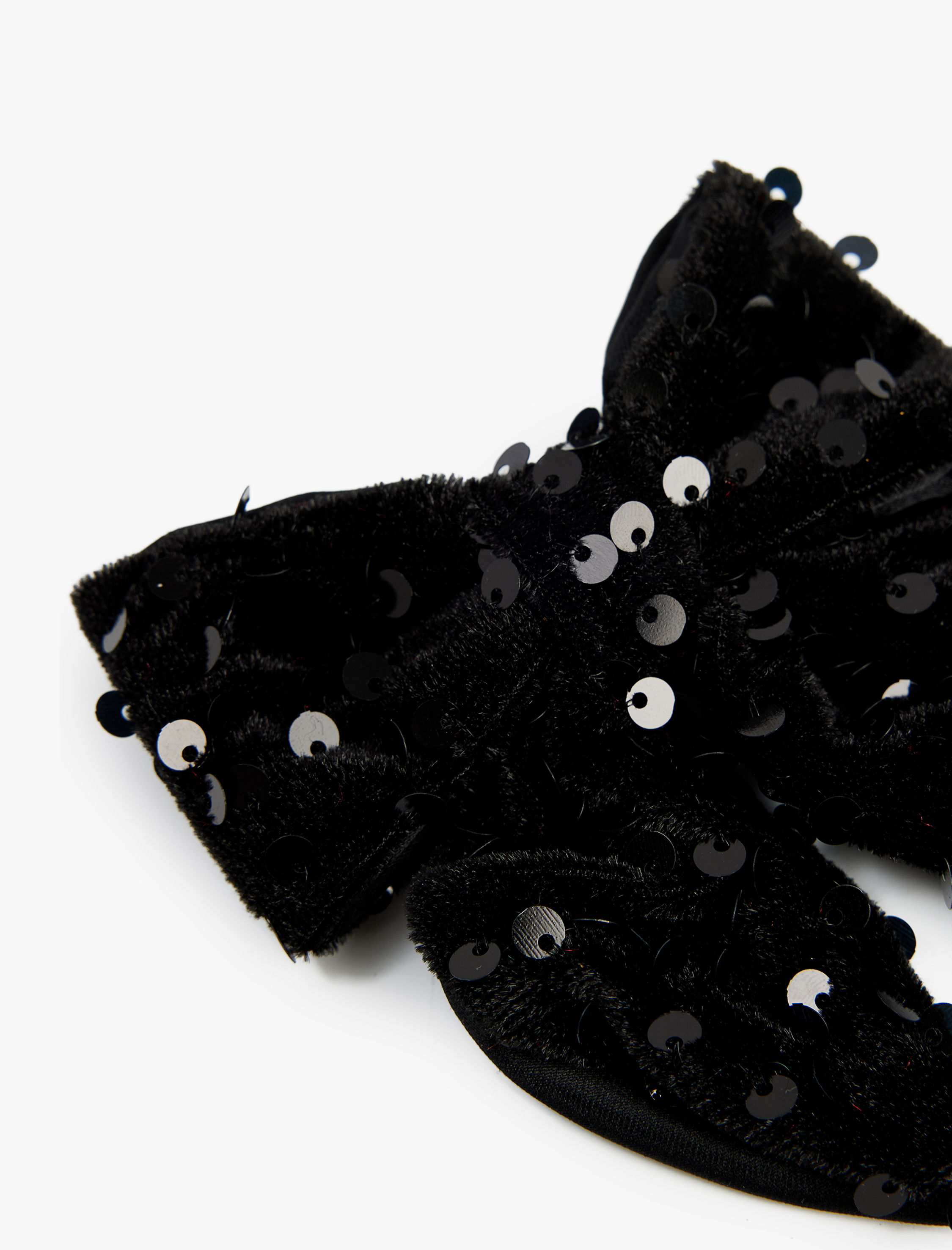  Kız Çocuk Pullu Payetli Fiyonklu Saç Tokası