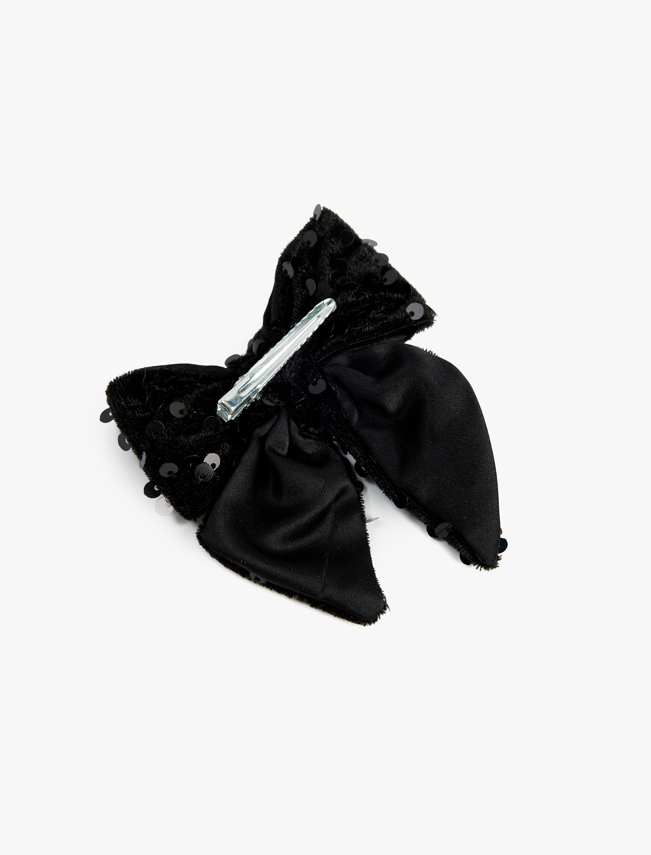  Kız Çocuk Pullu Payetli Fiyonklu Saç Tokası