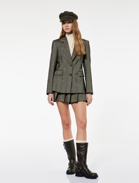 Koton X Sima Tarkan - Düğmeli Uzun Kollu Broş Detaylı Slim Fit Blazer Ceket