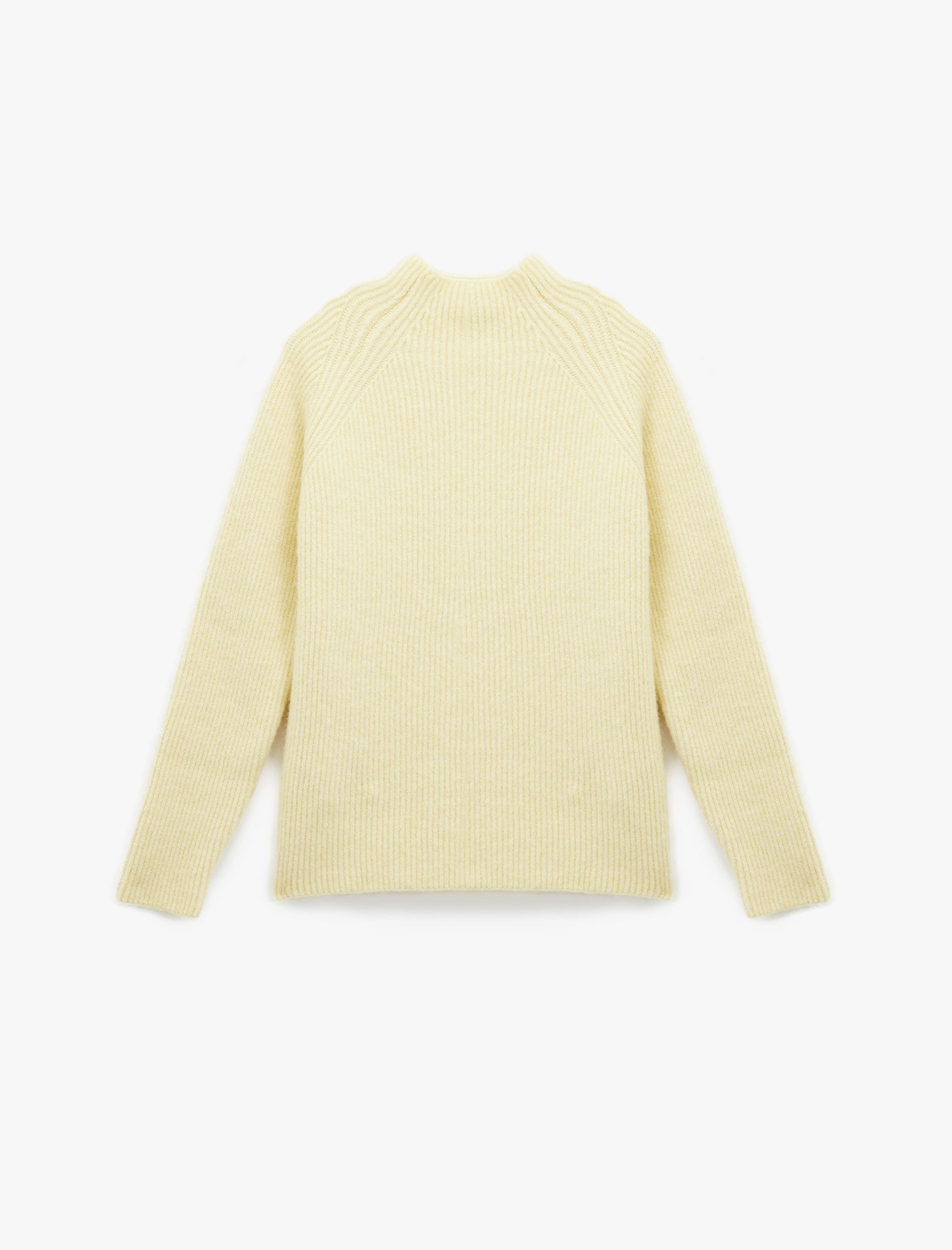   Koton X Sibil Çetinkaya - Uzun Kollu Dik Yaka Triko Peluş Kazak