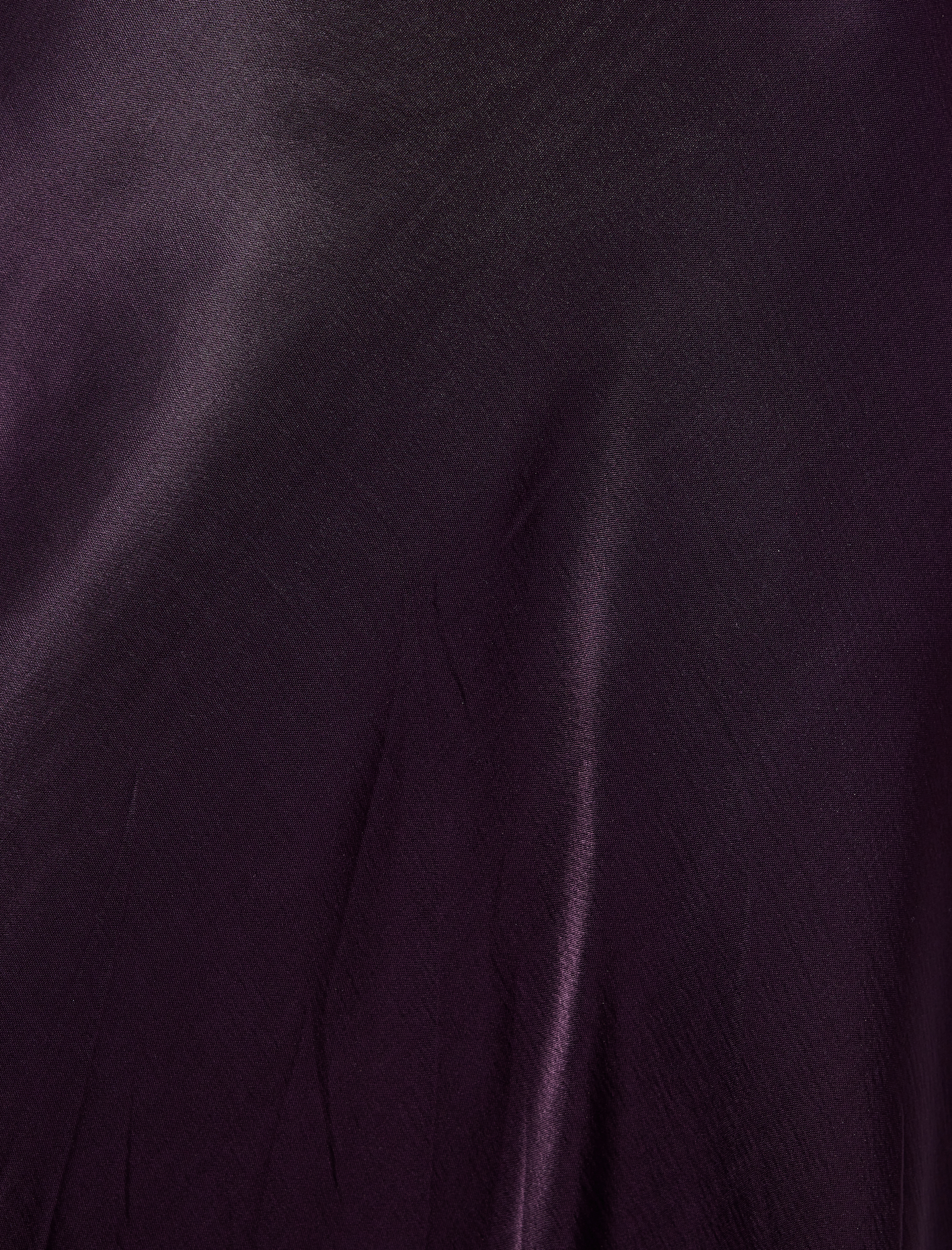   Slim Fit Dantel Detaylı Midi Saten Etek