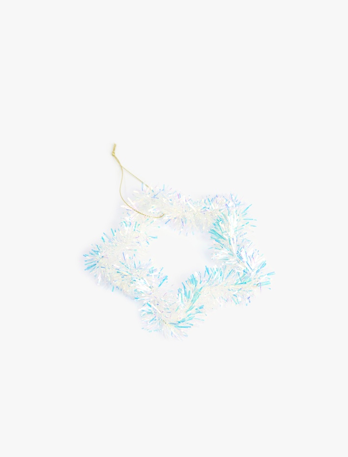 Kadın İpli Yıldız Şekilli Yılbaşı Süsü