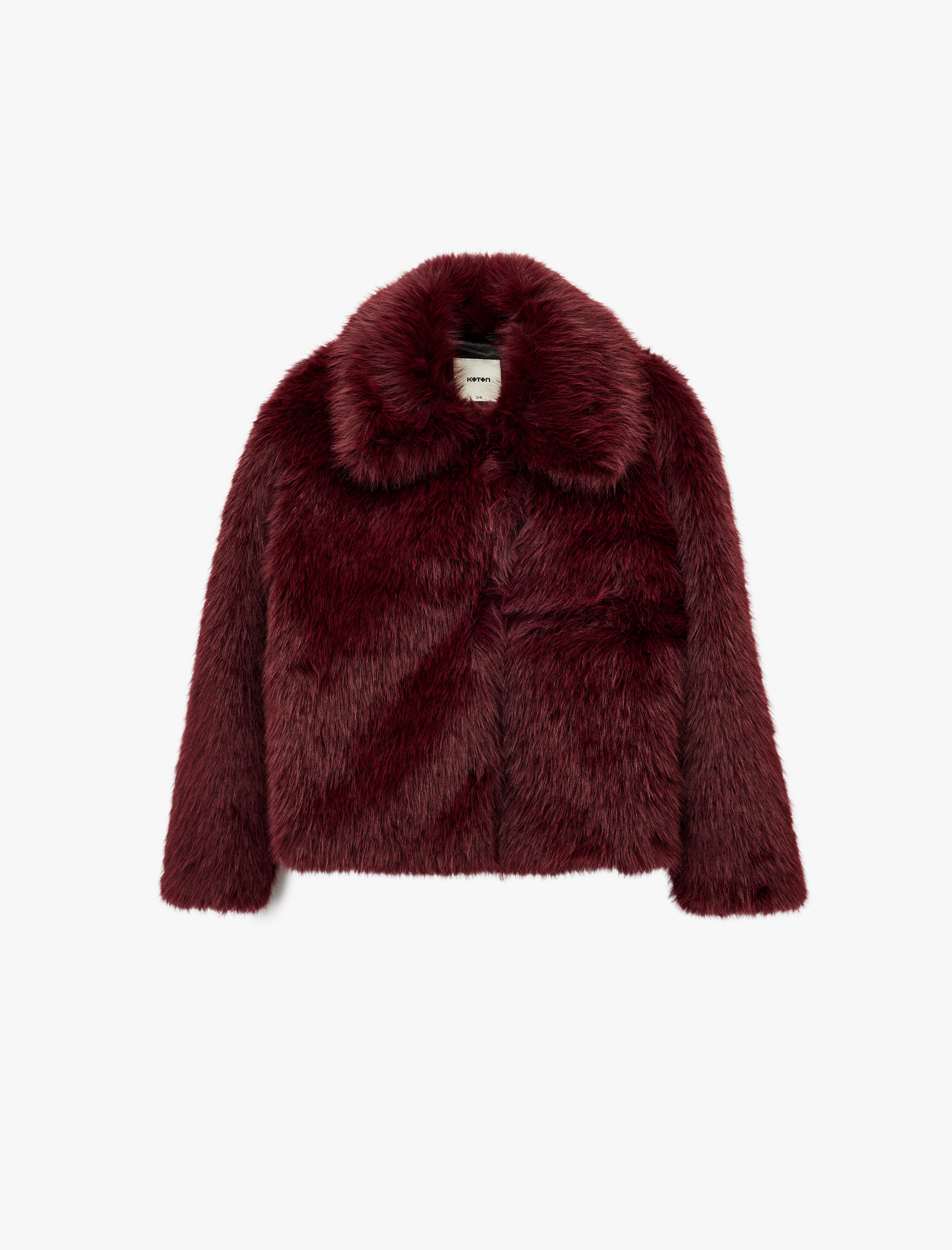   Suni Kürk Mont Uzun Kollu Crop