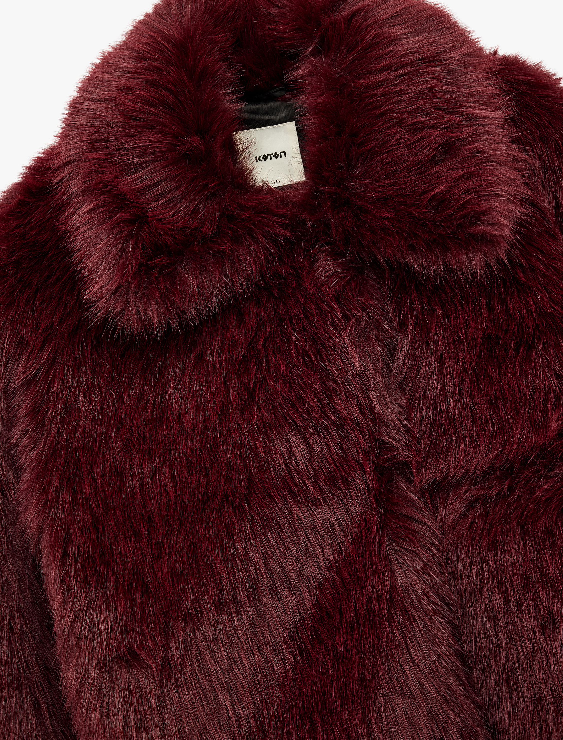   Suni Kürk Mont Uzun Kollu Crop