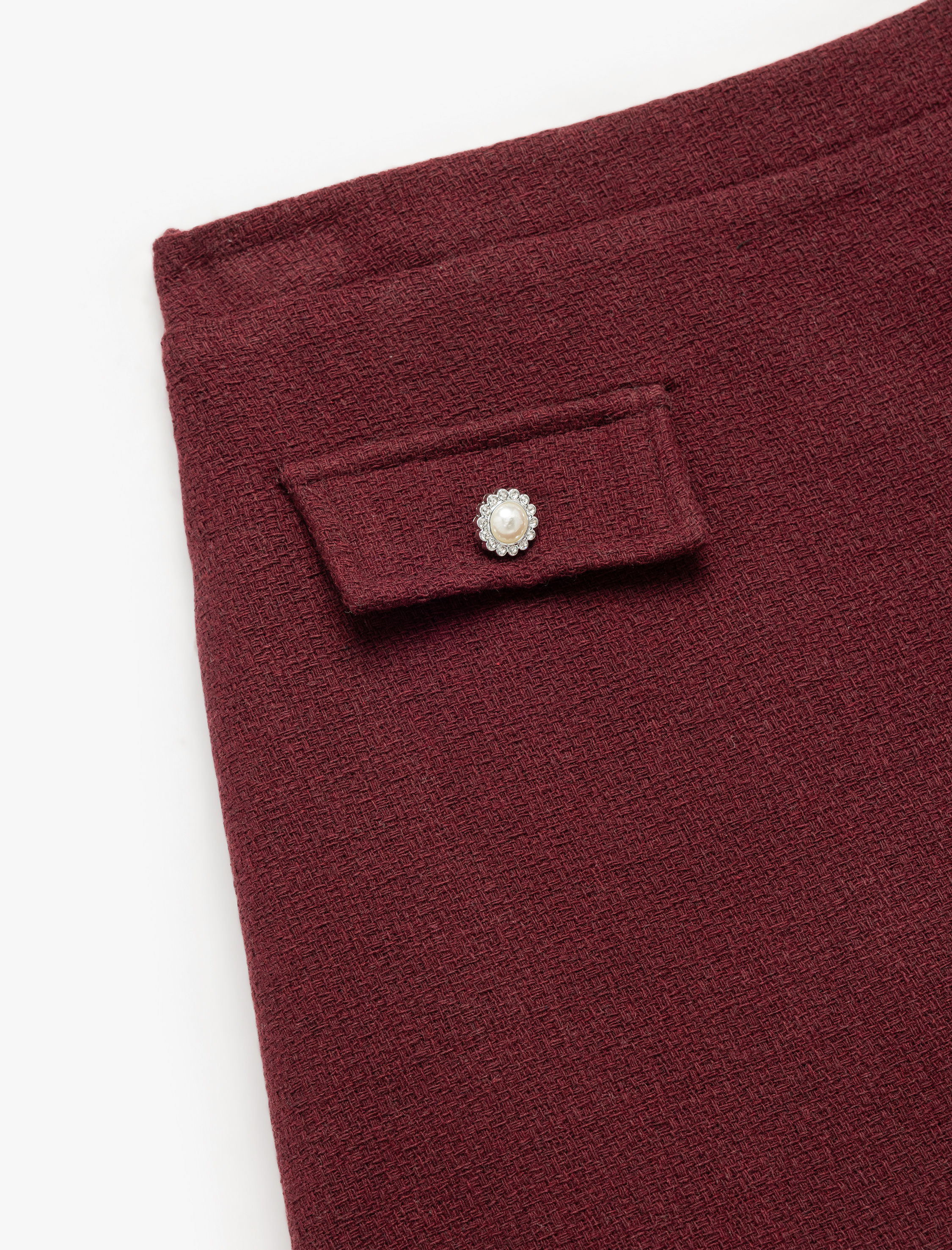  Kız Çocuk Cep Detaylı A Kesim Beli Lastikli Tüvit Etek